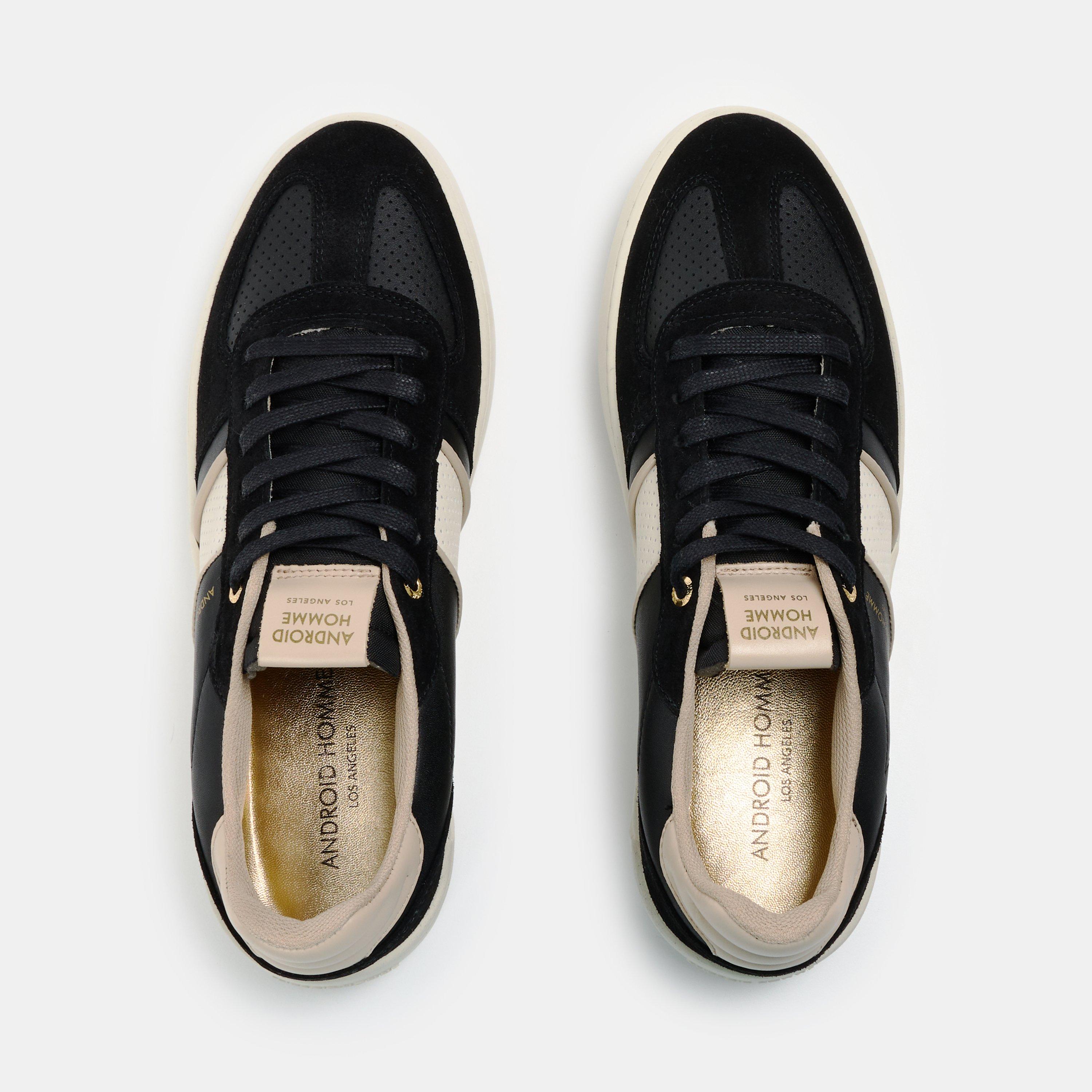 Black/Beige - Android Homme - Men's Terrace Low-Top Trainers - 5