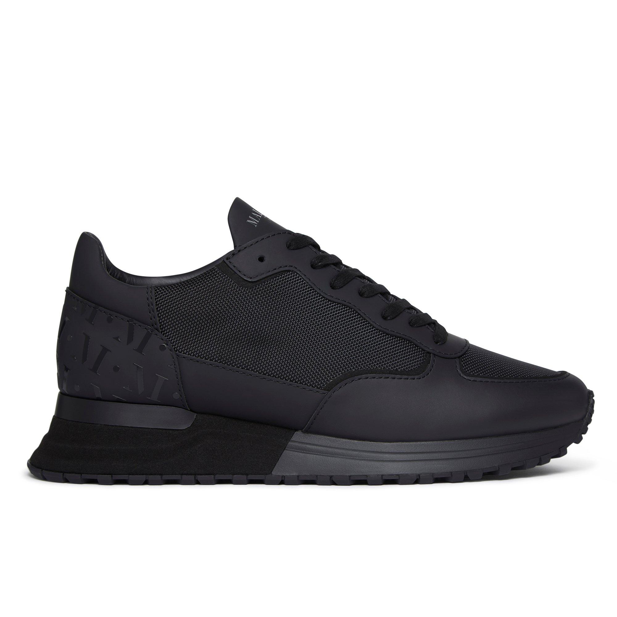 Mallet Men's Popham Low-Top Trainers - Triple Black - Size 6 (40)