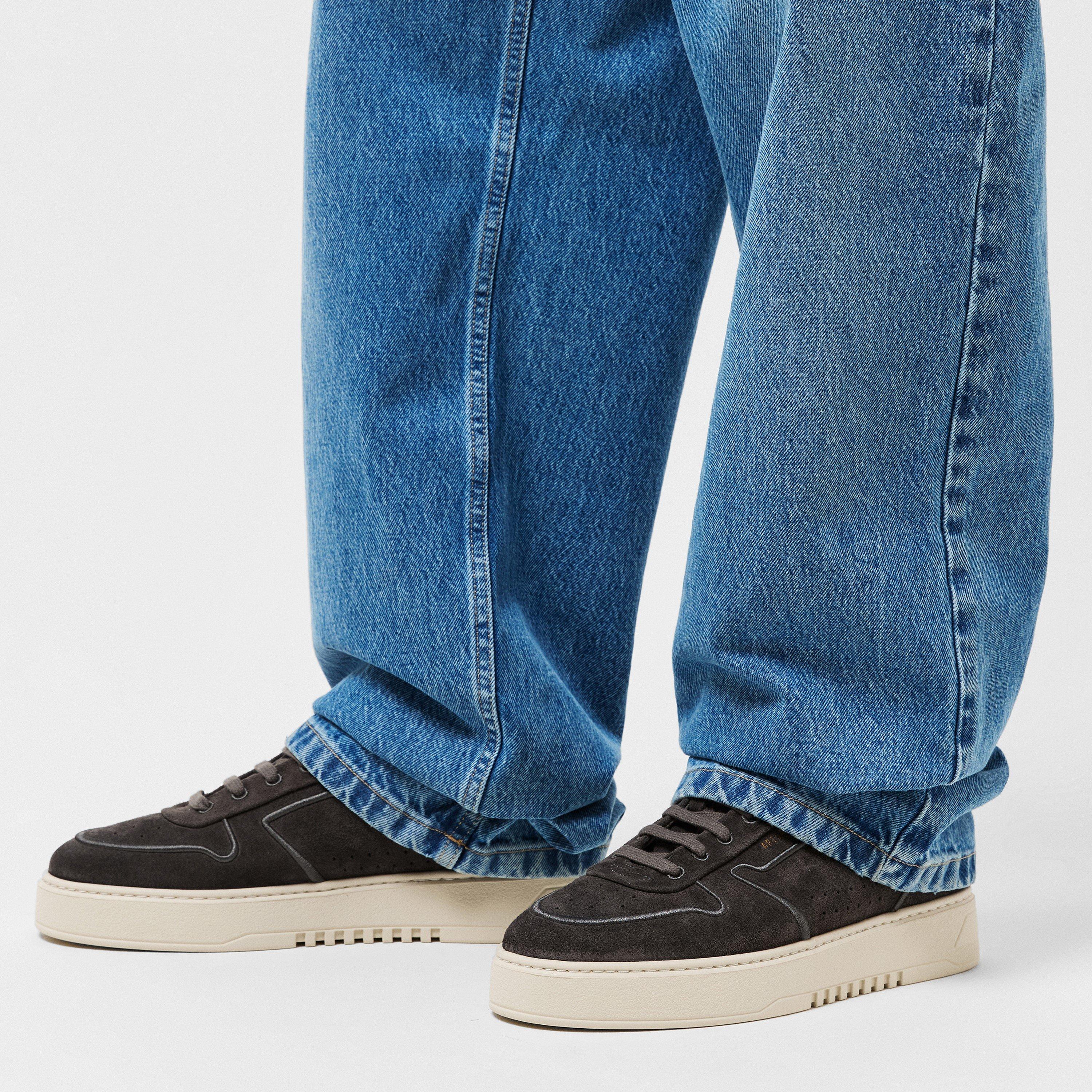 Dark Grey/White - Axel Arigato - Men's Orbit Low-Top Trainers - 3