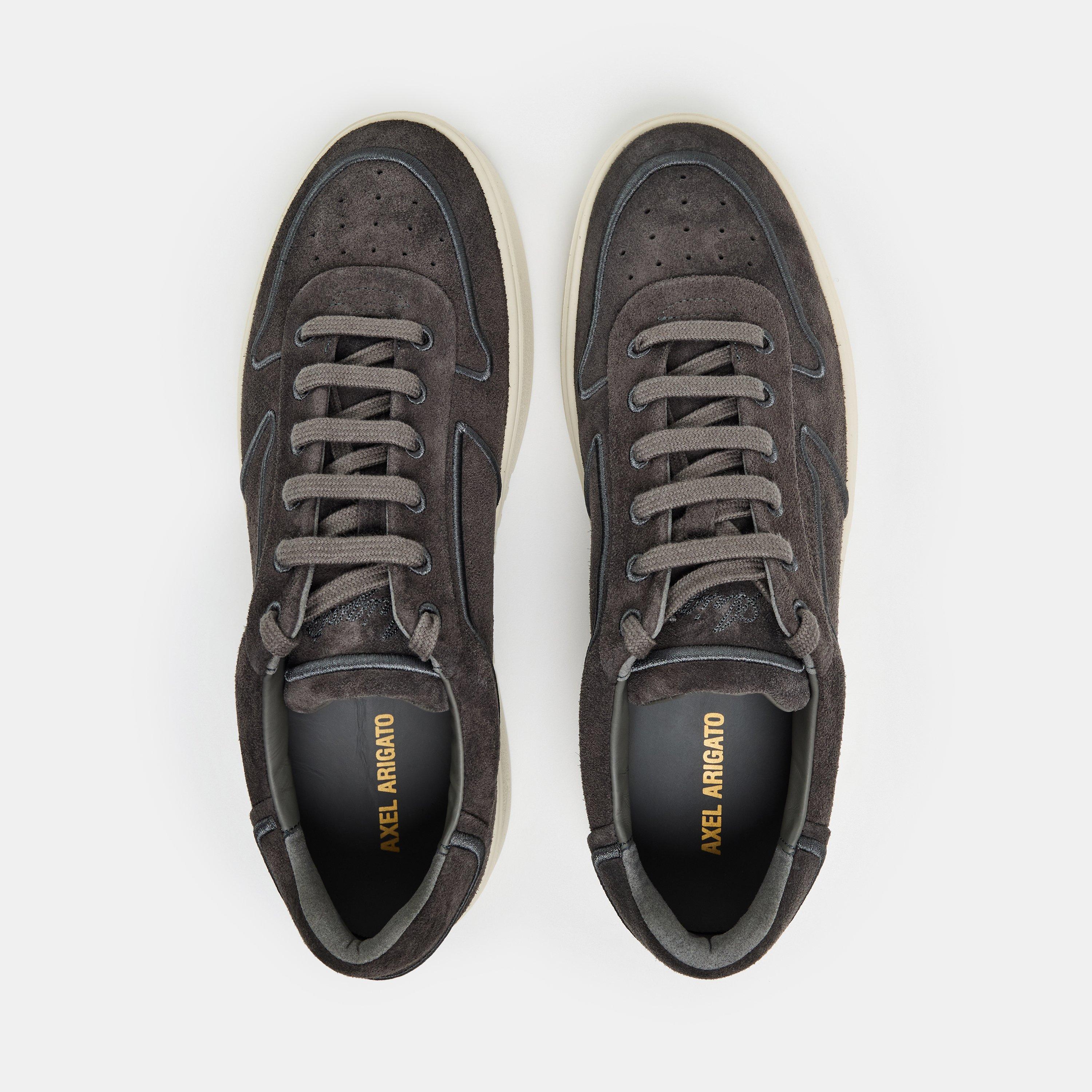 Dark Grey/White - Axel Arigato - Men's Orbit Low-Top Trainers - 5