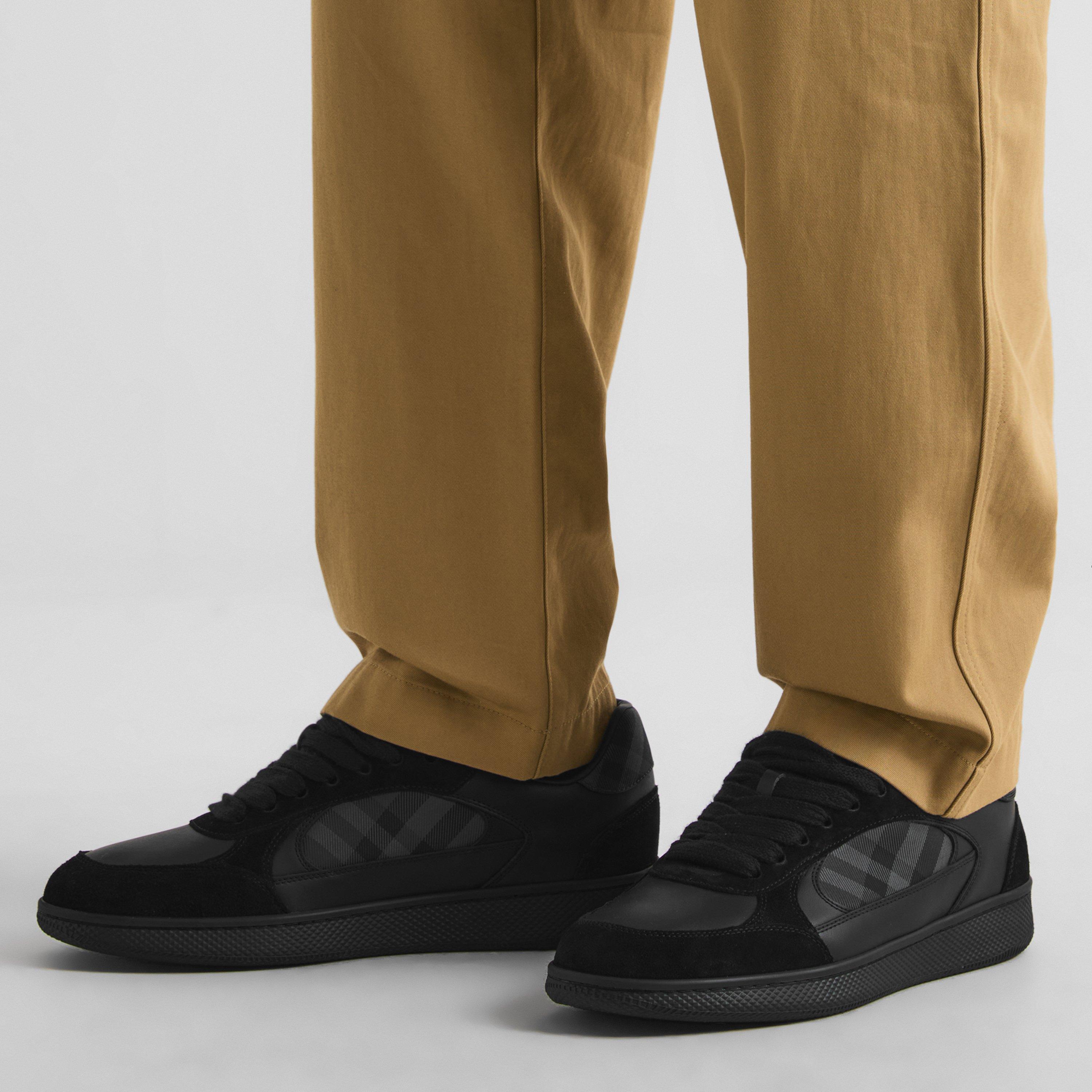 Iron Grey/Black - Burberry - Terrace Sneakers - 3