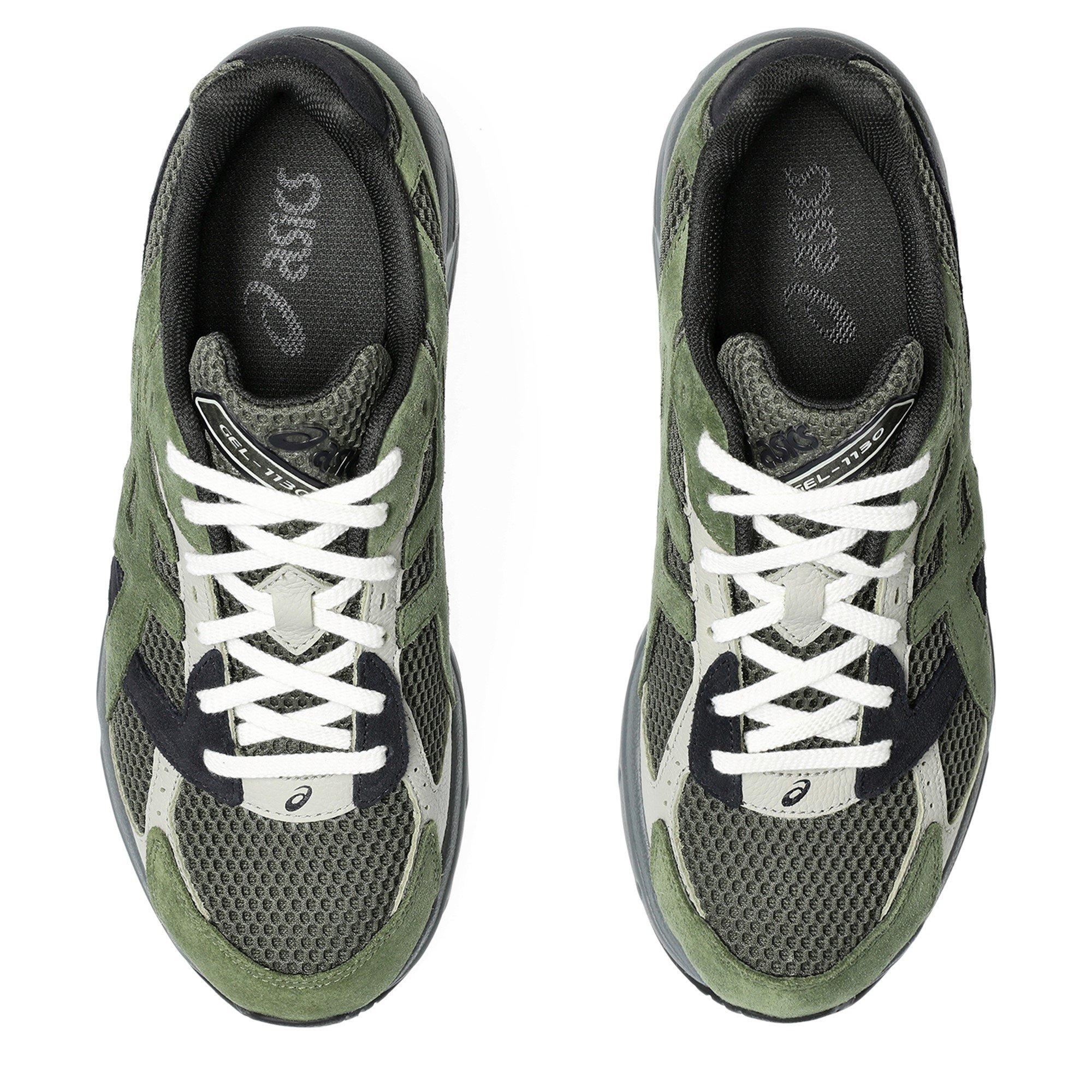 Olive/Smog - Asics - Men's Low-Top Trainers - 6