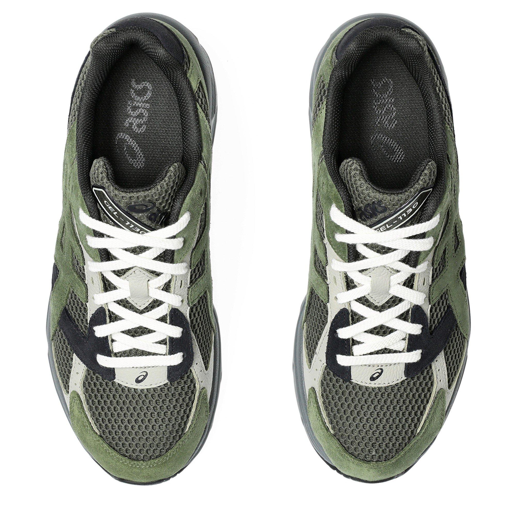 Olive/Smog - Asics - Men's Low-Top Trainers - 8