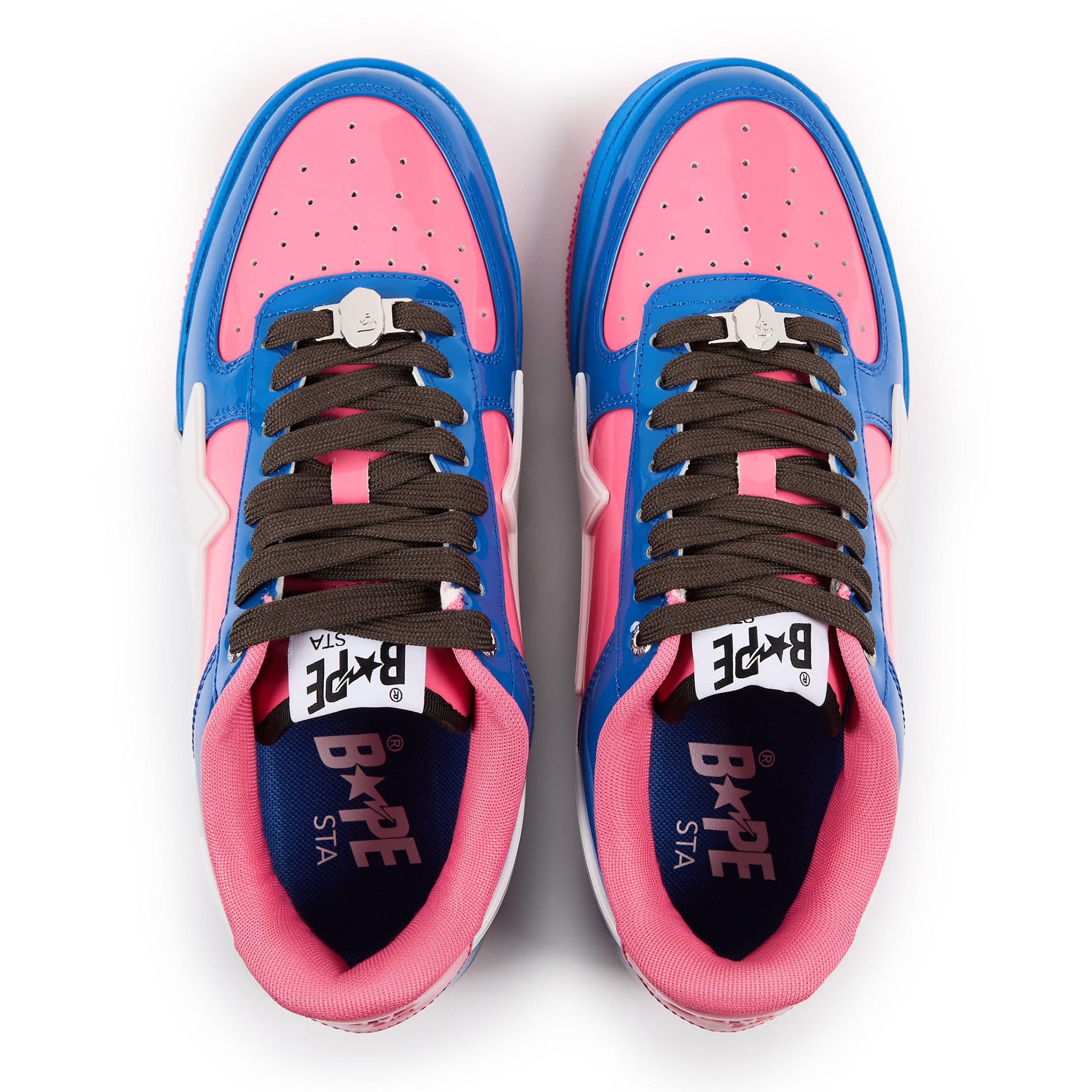 Blue/Pink - A Bathing Ape - Men's Low Trainers - 5