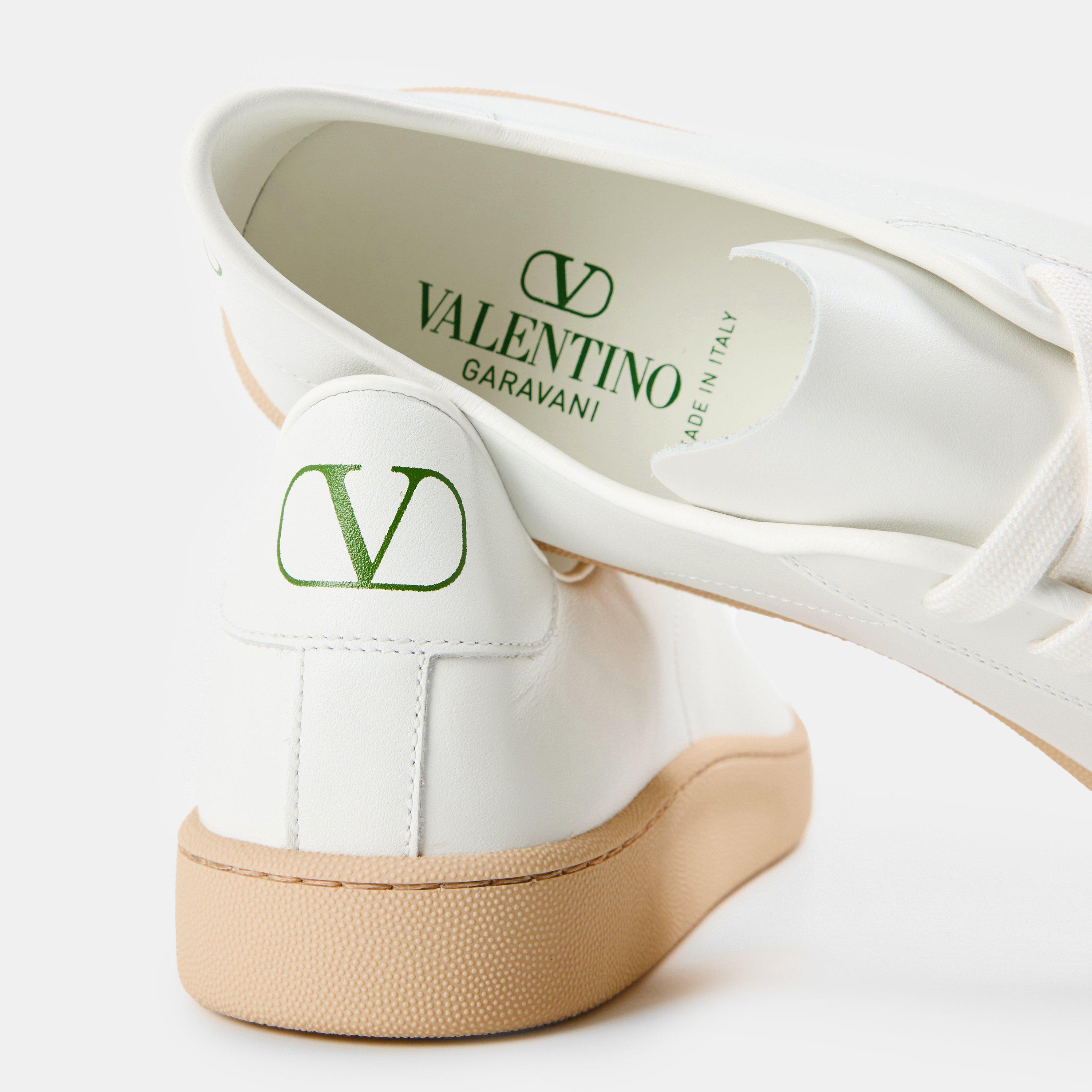 White/Green - Valentino Garavani - Royco Sneakers - 4