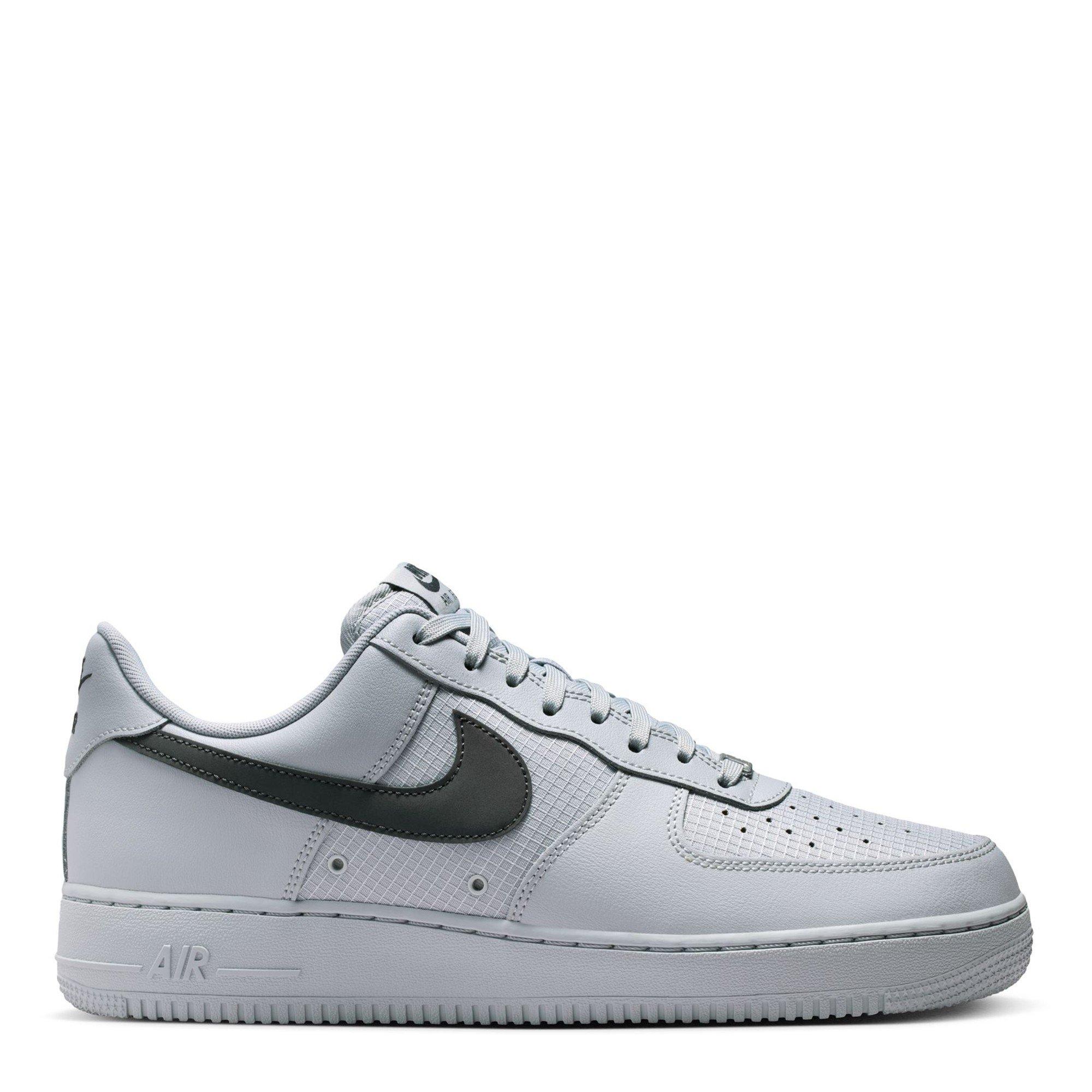 Nike Men's Wolf Grey Air Force 1 07 Shoes - 9.5 (44)