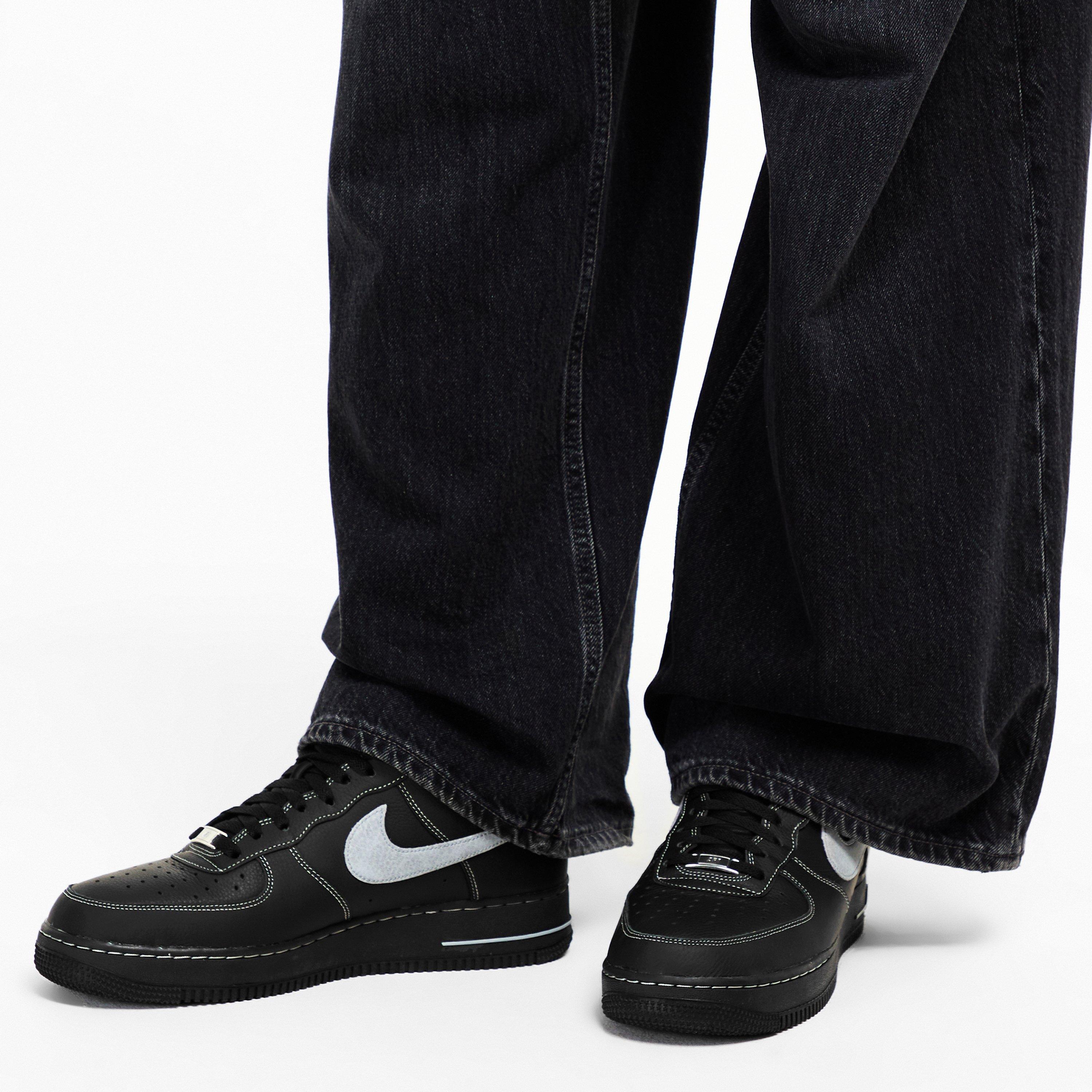 black jeans white air forces