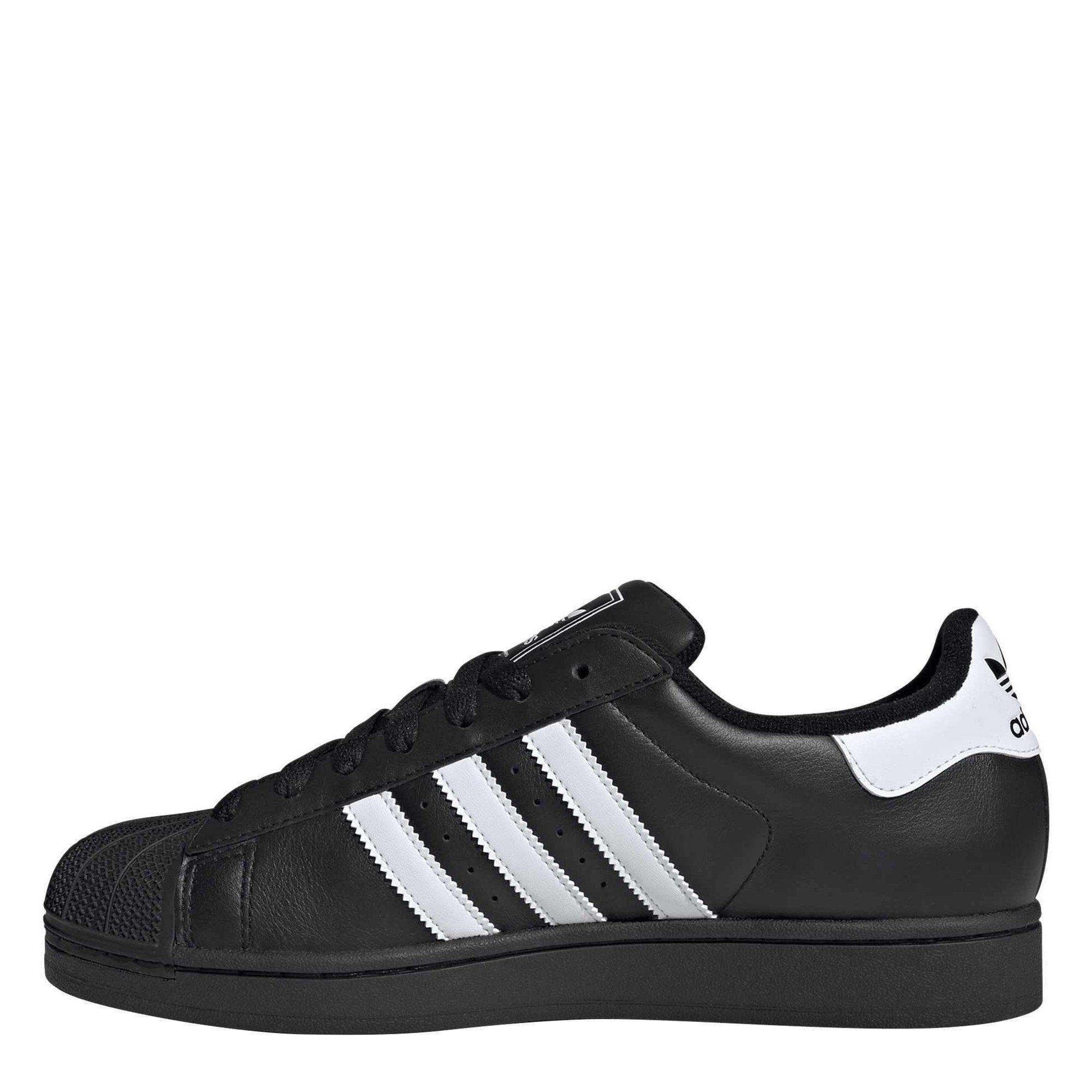 Black/White/Blk - adidas Originals - Superstar II Mens Shoes - 2