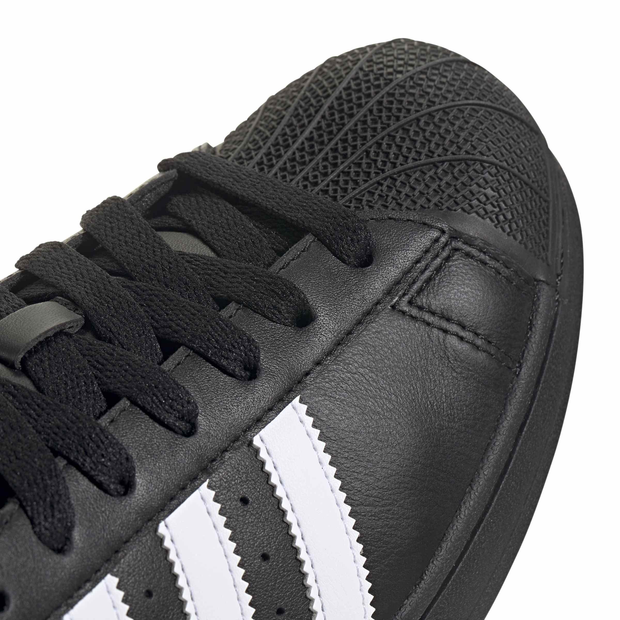 Black/White/Blk - adidas Originals - Superstar II Mens Shoes - 7
