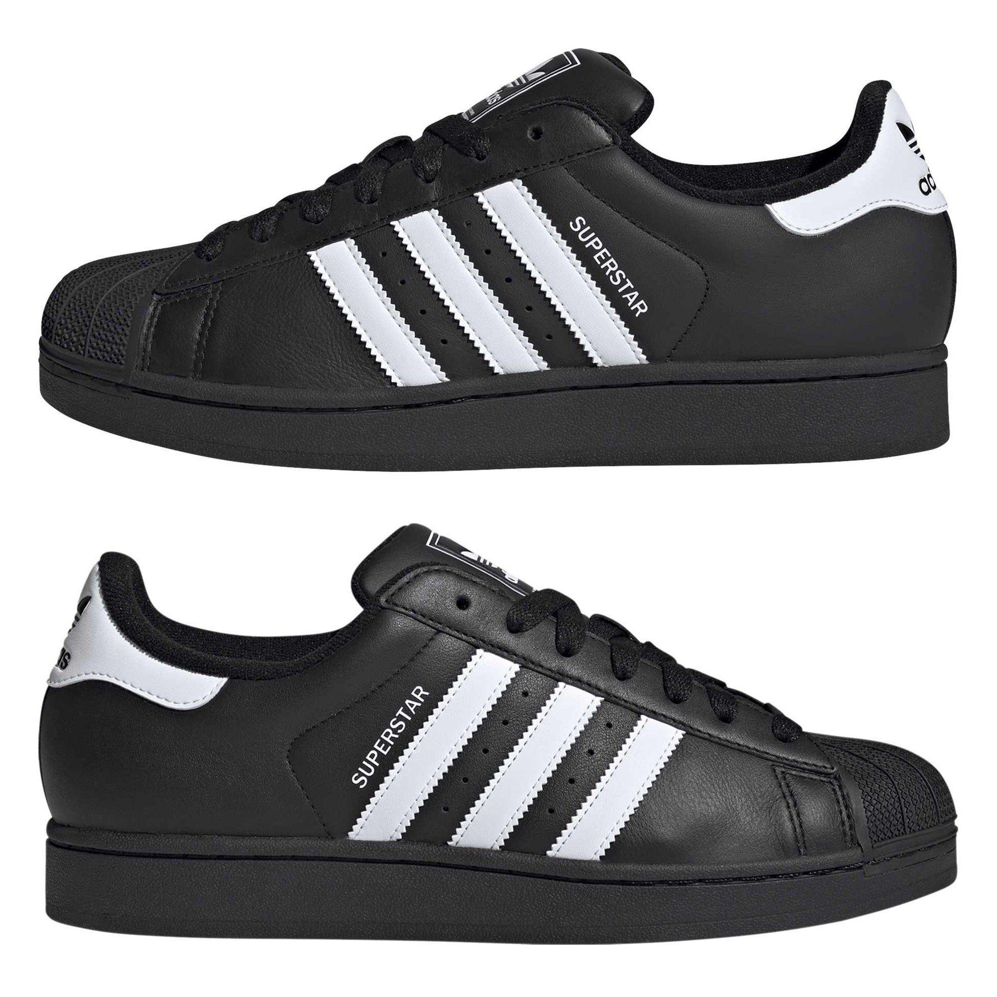 Black/White/Blk - adidas Originals - Superstar II Mens Shoes - 9