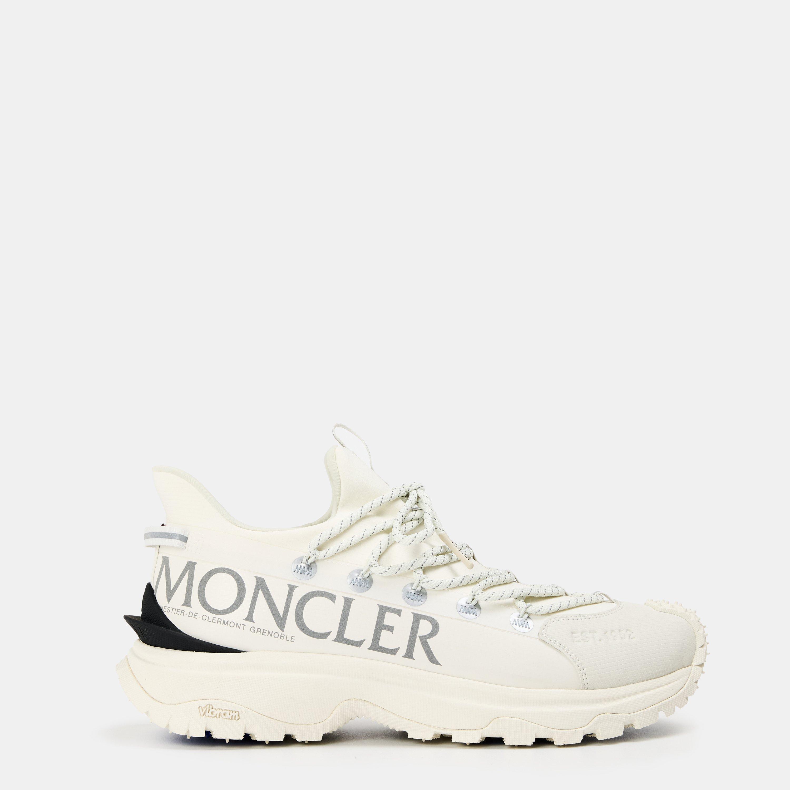 Moncler Men's Low Trainers - White 001 - Size 11 (45)