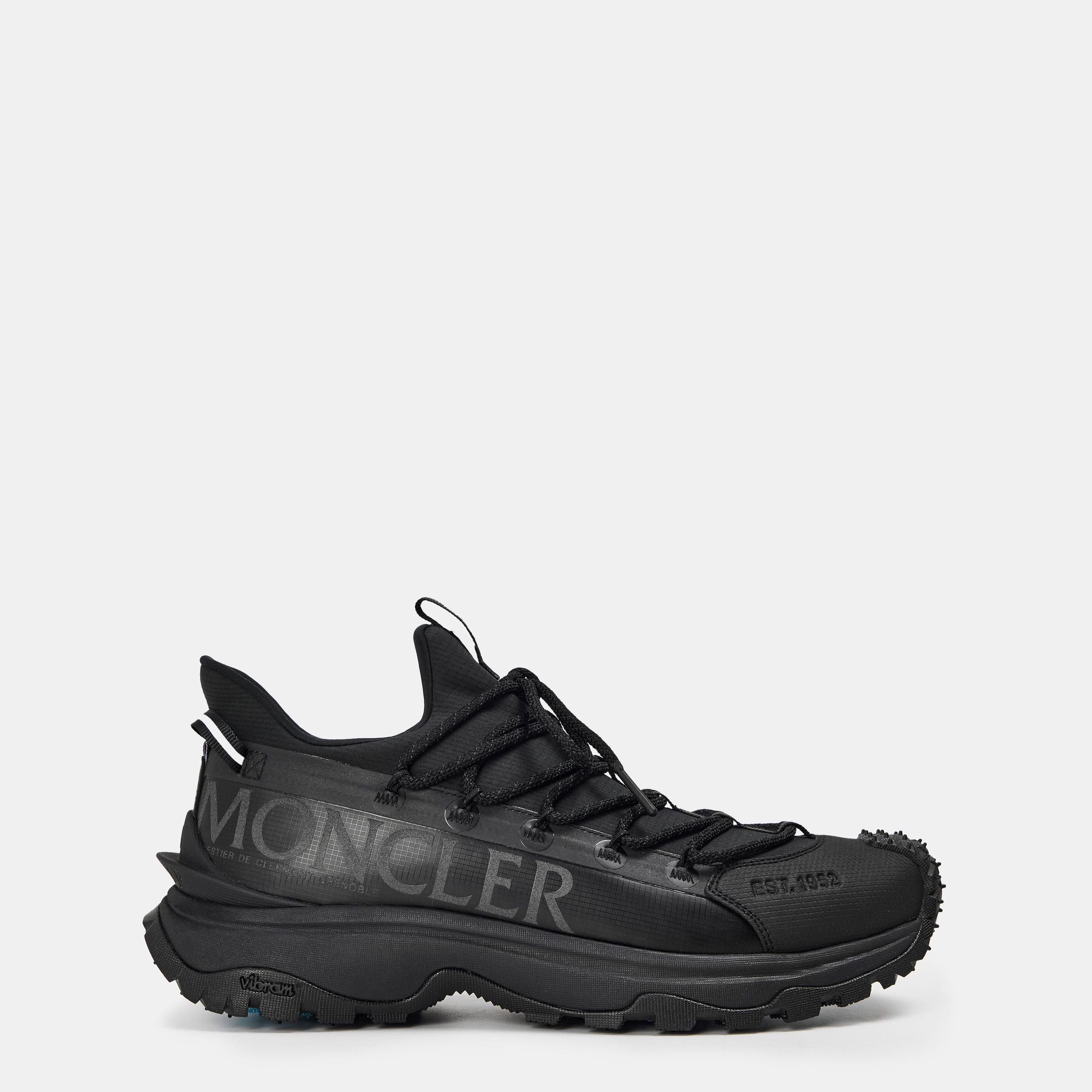 Moncler Men's Low Trainers - Black 999 - Size 11 (45)