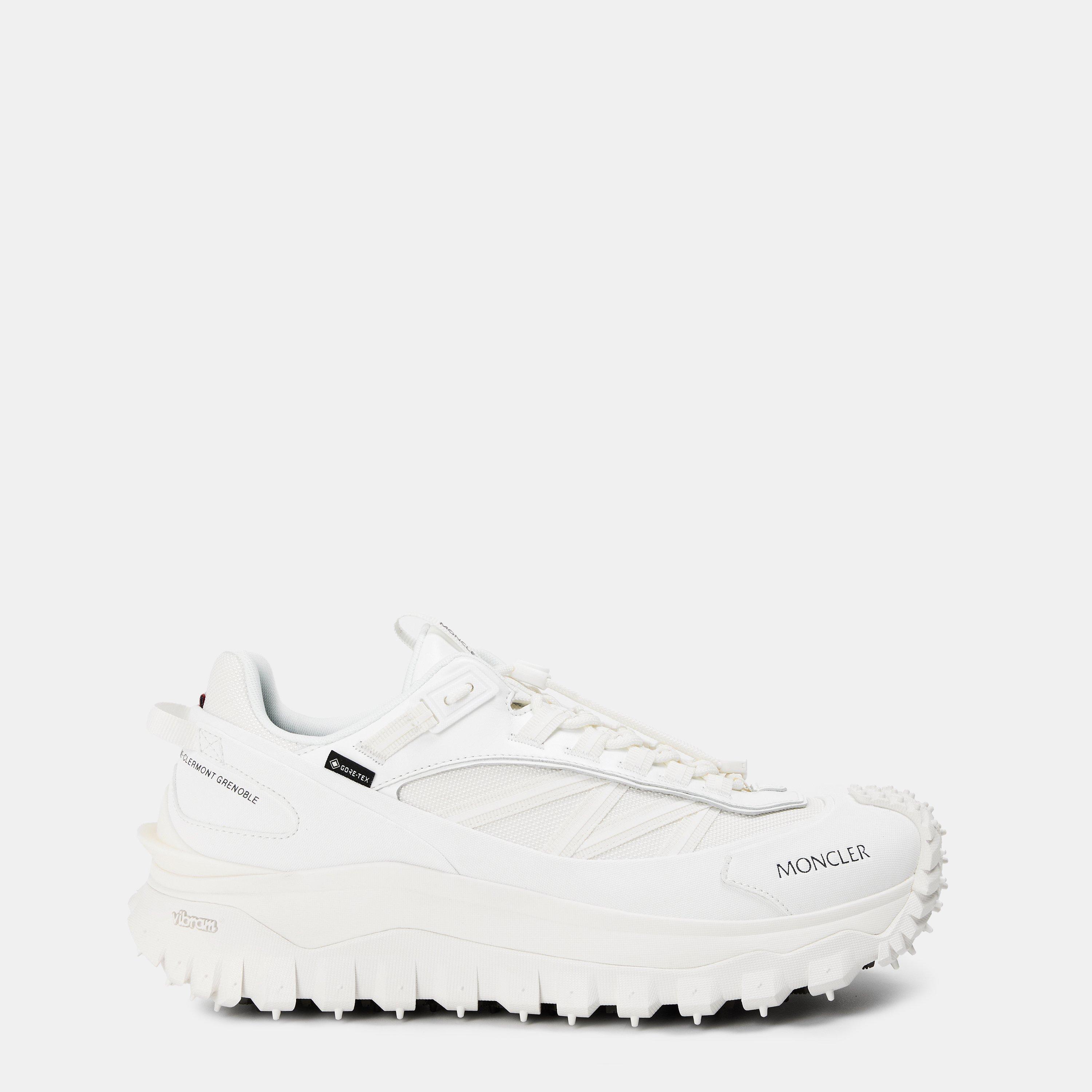 Moncler Men's Low Trainers - White 001 - Size 11 (45)