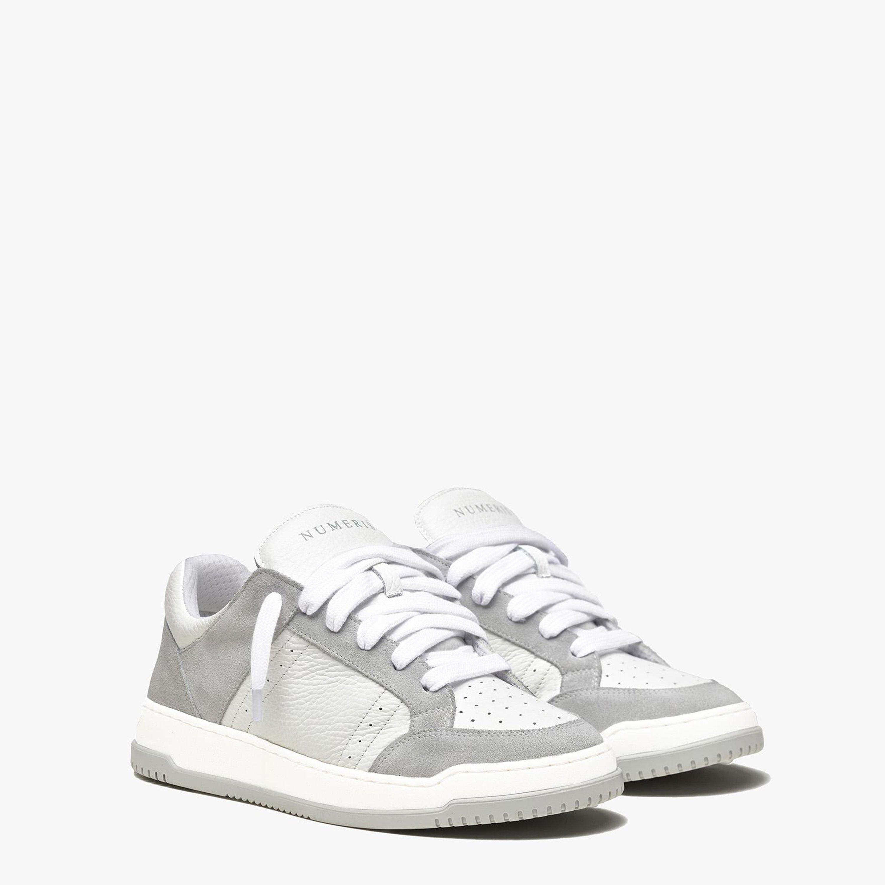 Grey/White - Numeris - Men's Low Trainers - 2