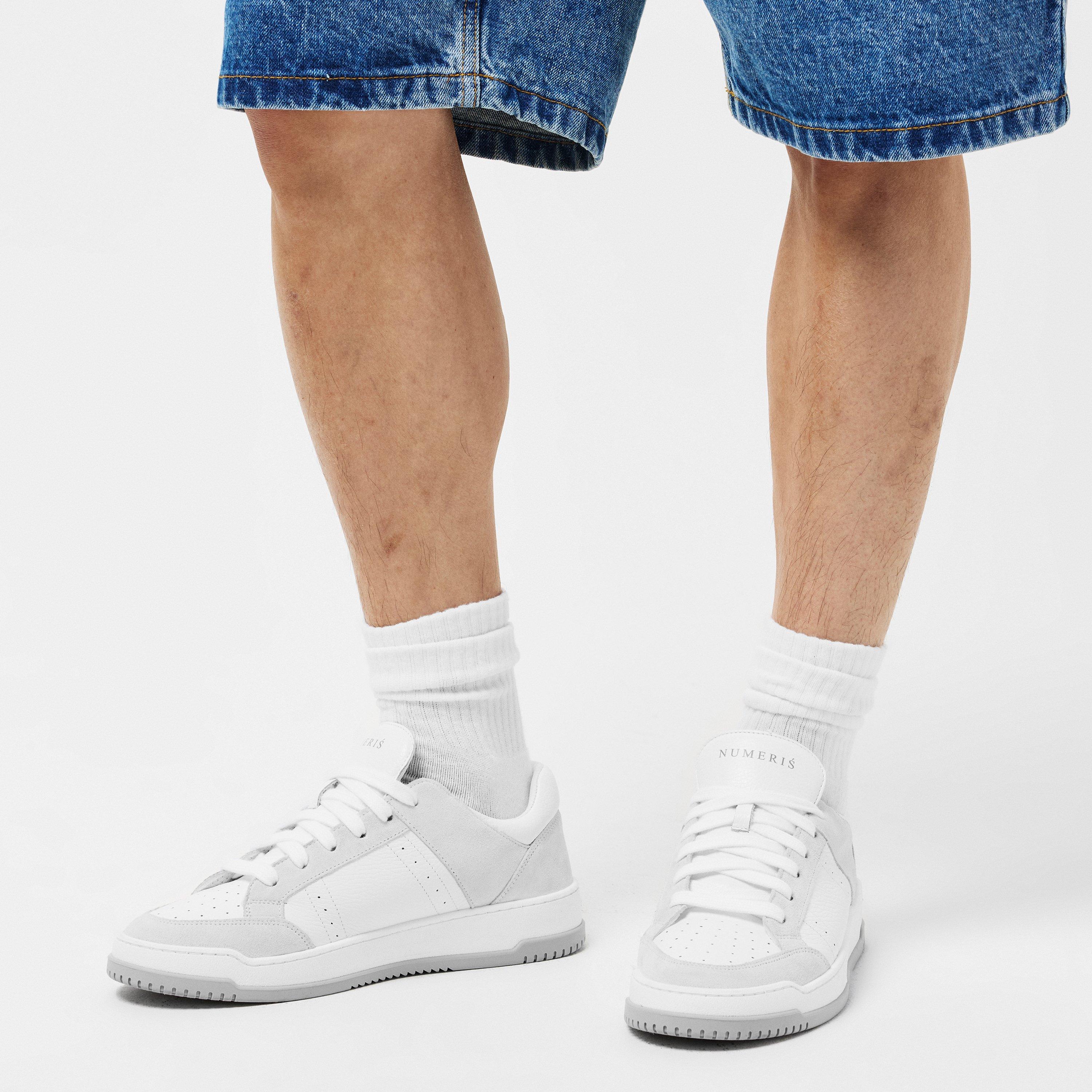 Grey/White - Numeris - Men's Low Trainers - 3