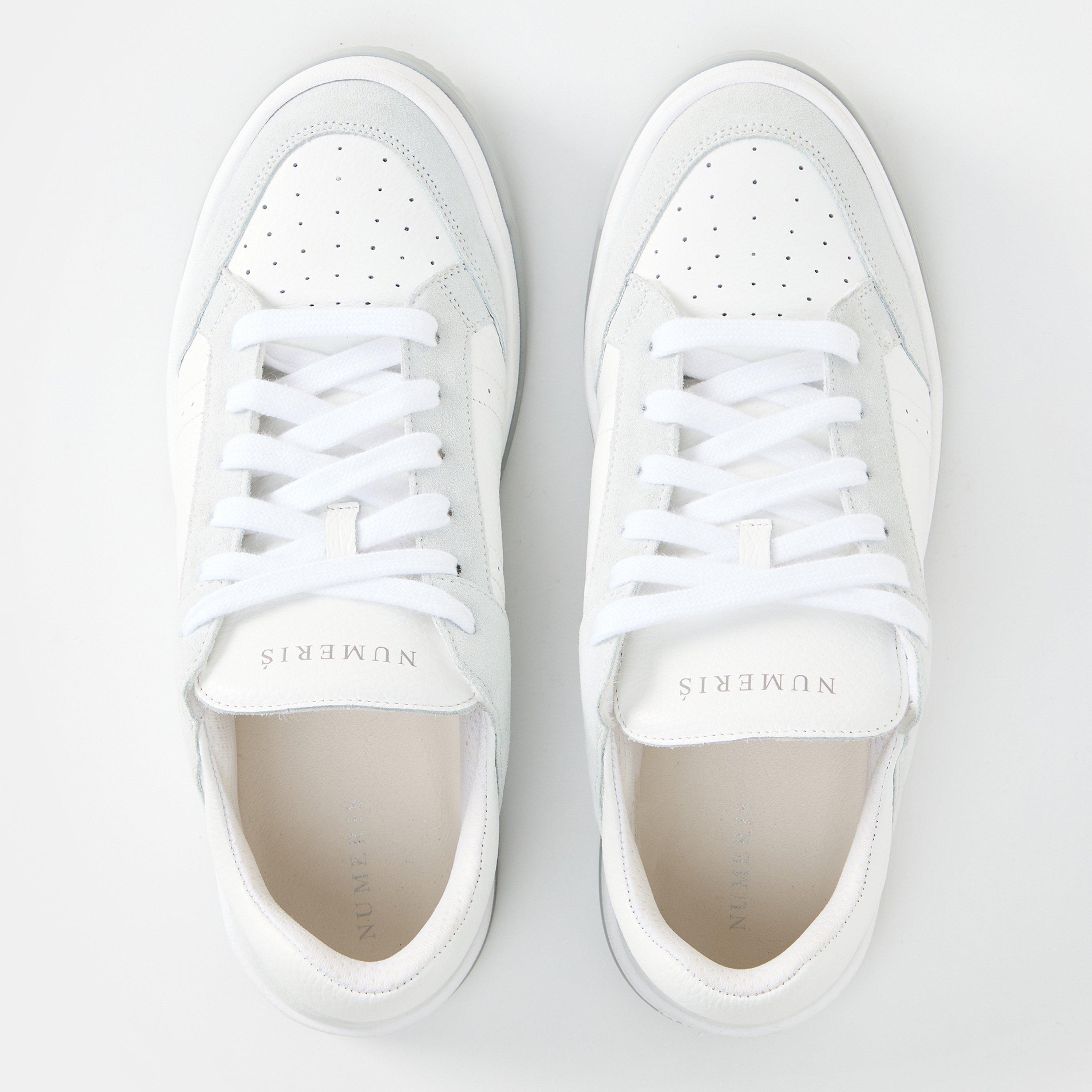 Grey/White - Numeris - Men's Low Trainers - 5