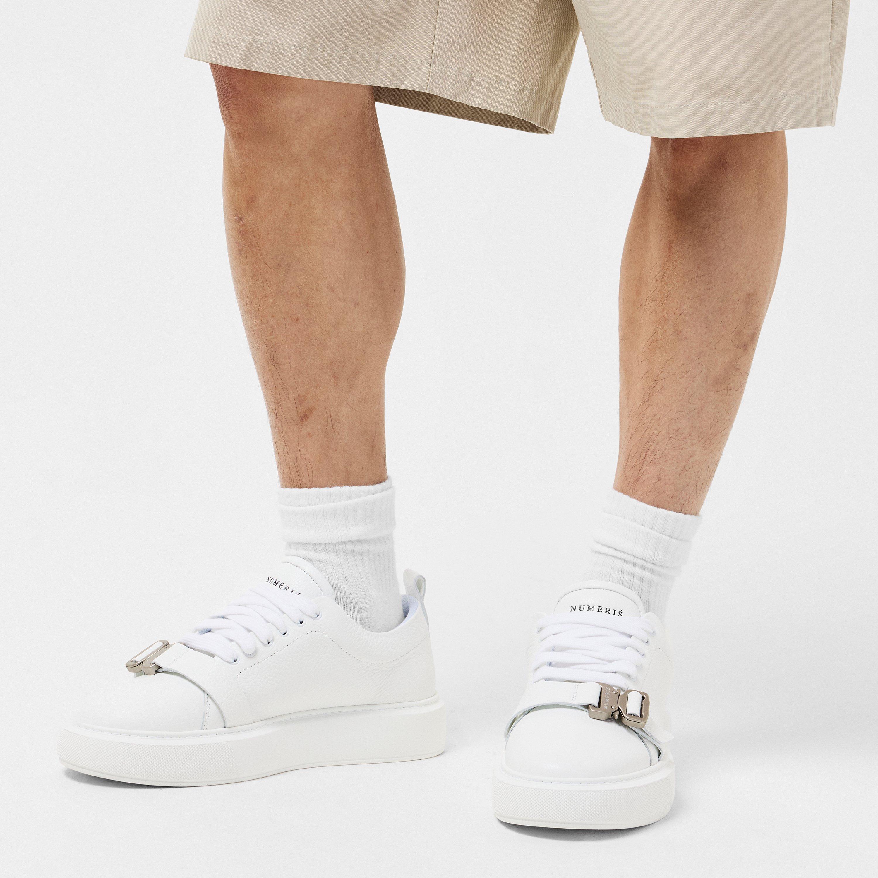 Blanc - Numeris - Men's Low-Top Trainers - 3