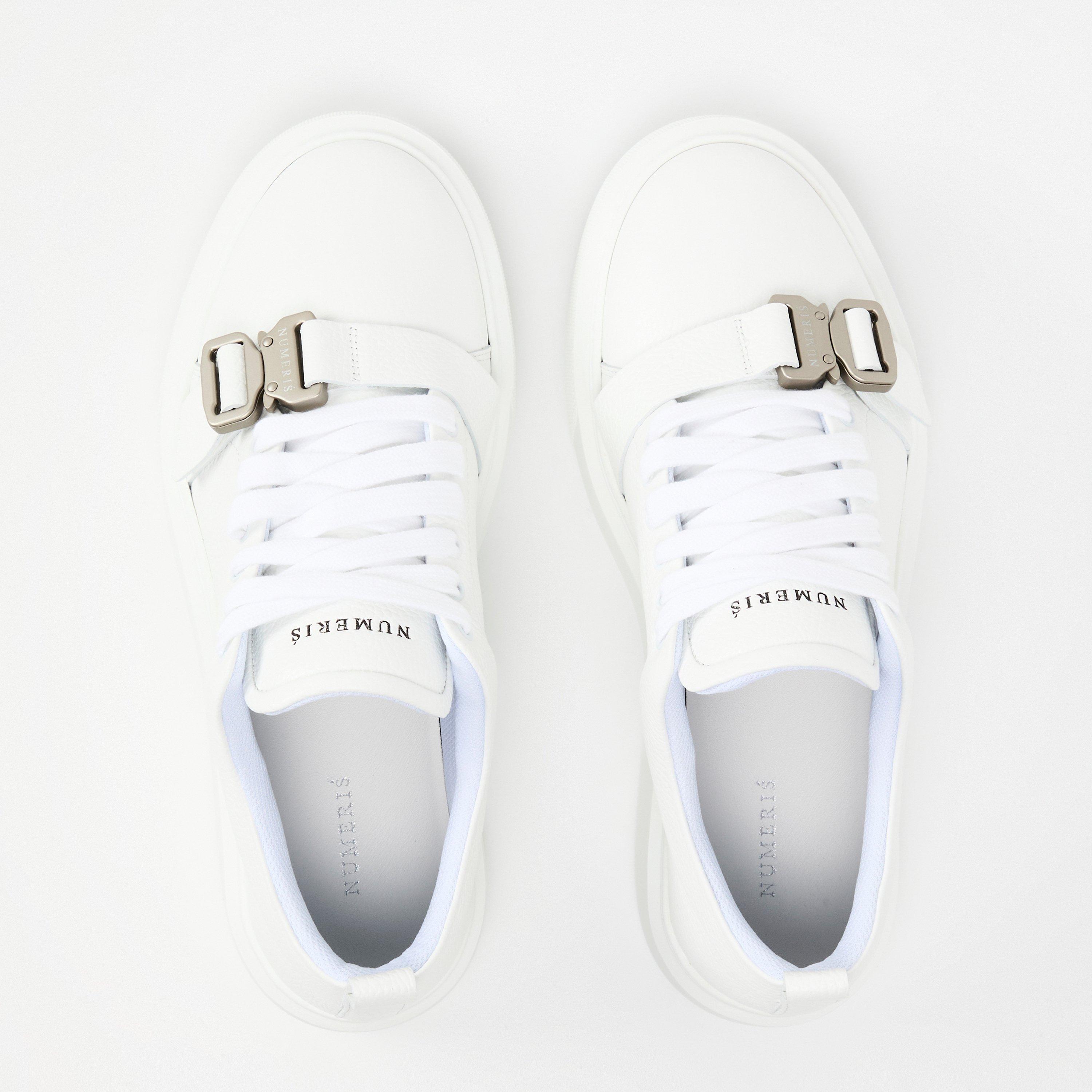 Blanc - Numeris - Men's Low-Top Trainers - 5