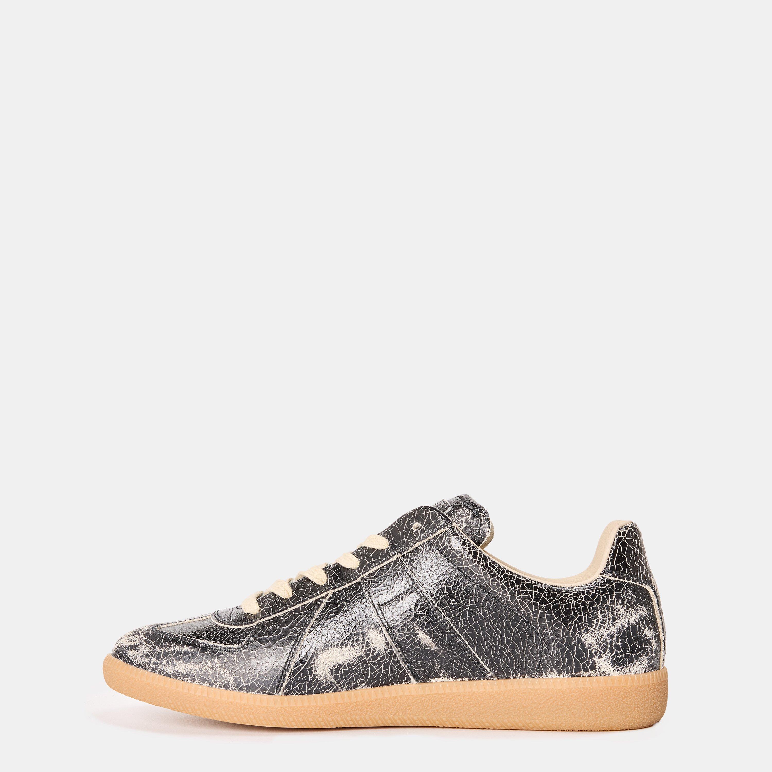 Crack Black - Maison Margiela - Men's Low Trainers - 2