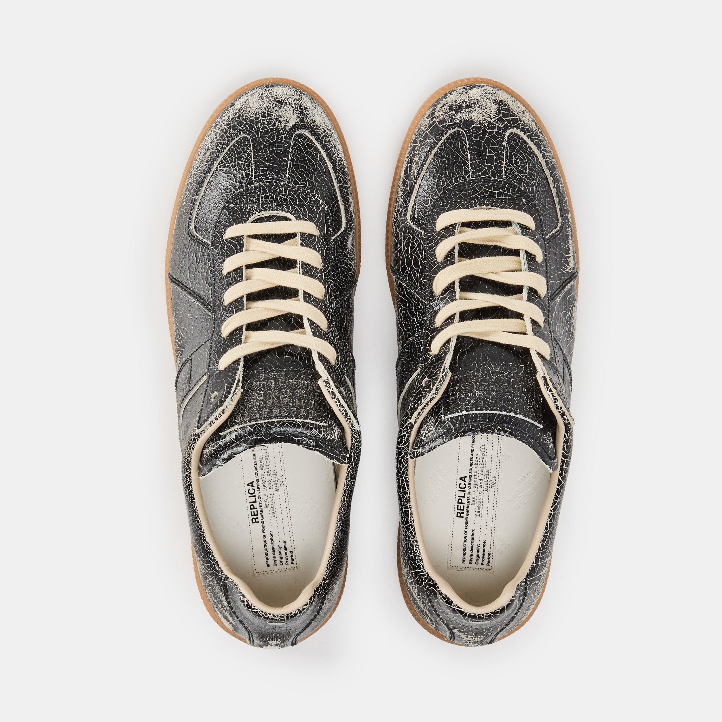 Crack Black - Maison Margiela - Men's Low Trainers - 5