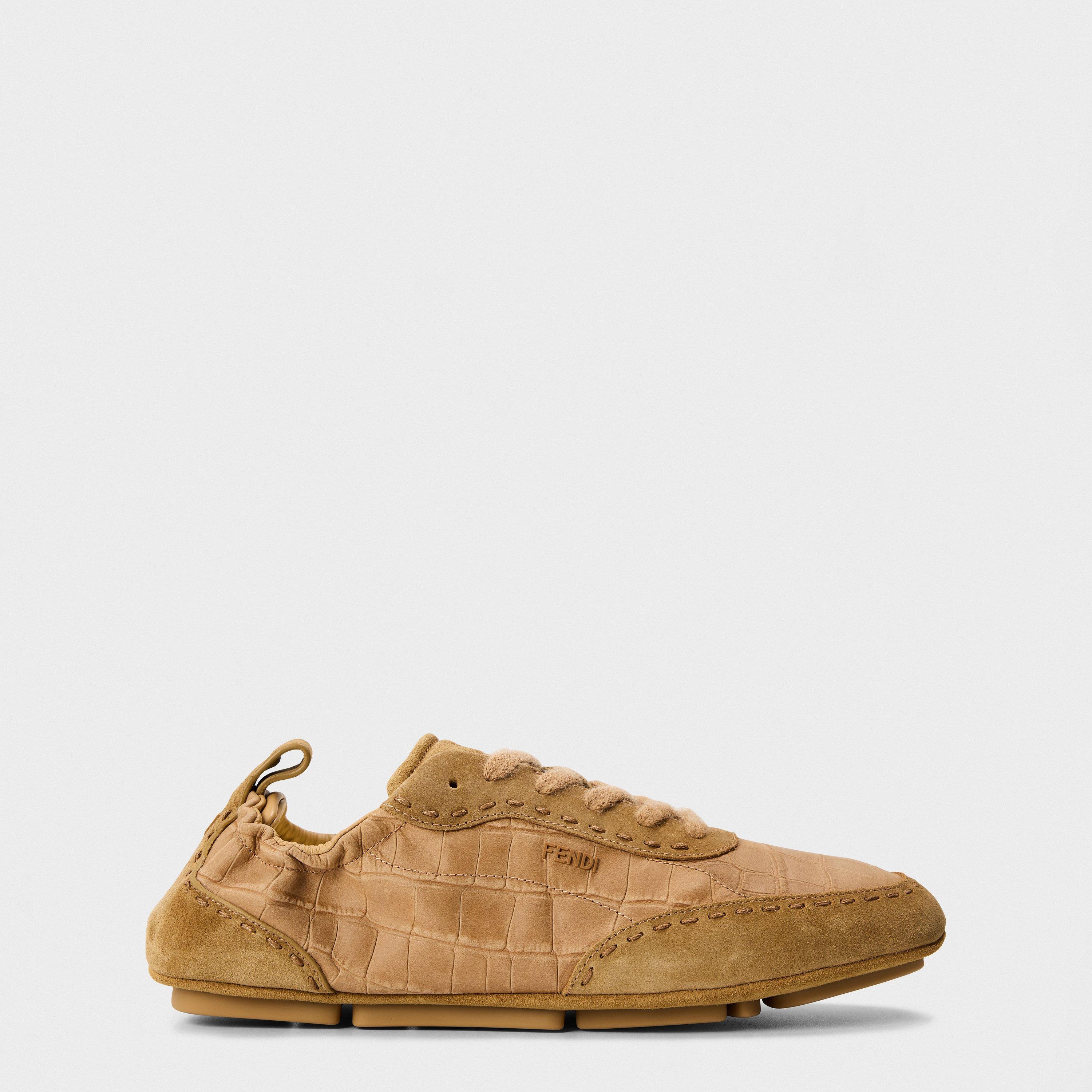 Beige - Fendi - Mens Fit Trainers - 1