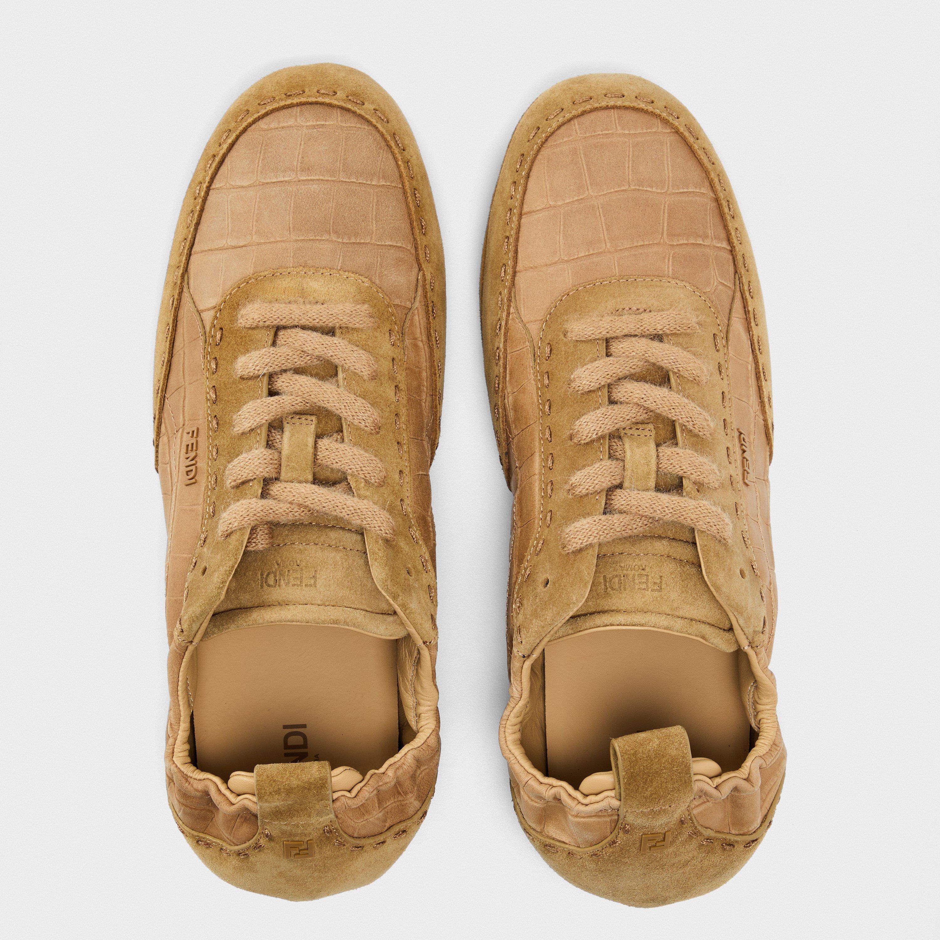 Beige - Fendi - Men's Low Trainers - 5