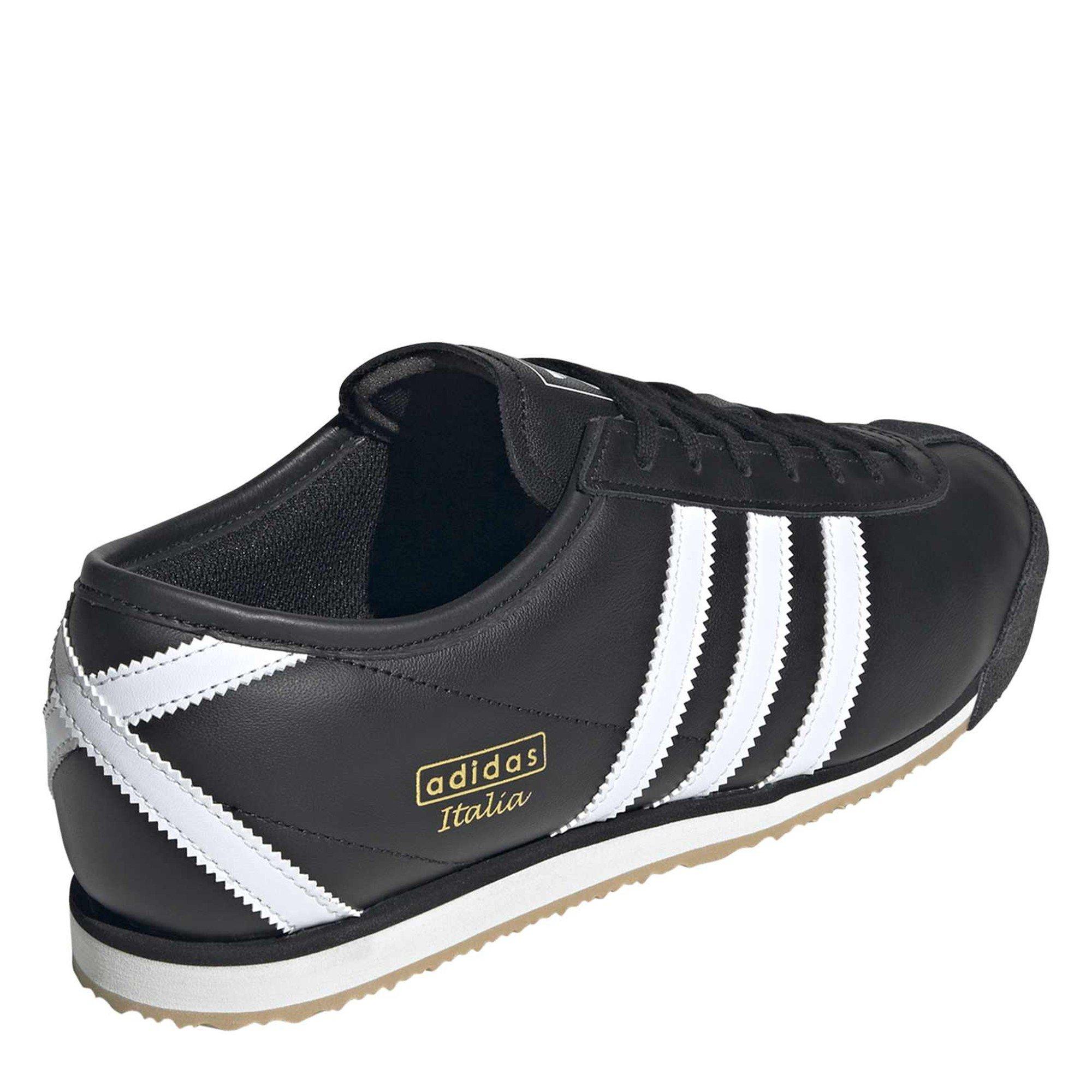 Black/White/Gum - adidas Originals - Italia 70s Mens Shoes - 4