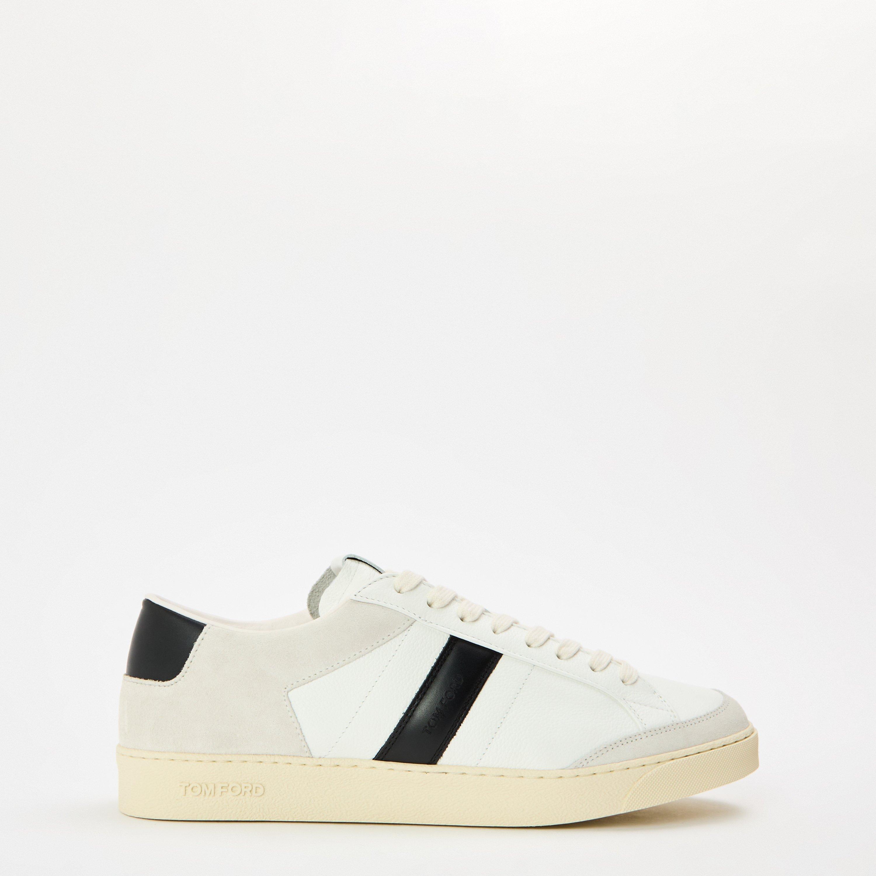 Tom Ford Men's Low-Top Trainers - White/Cream - Size 10 (45)