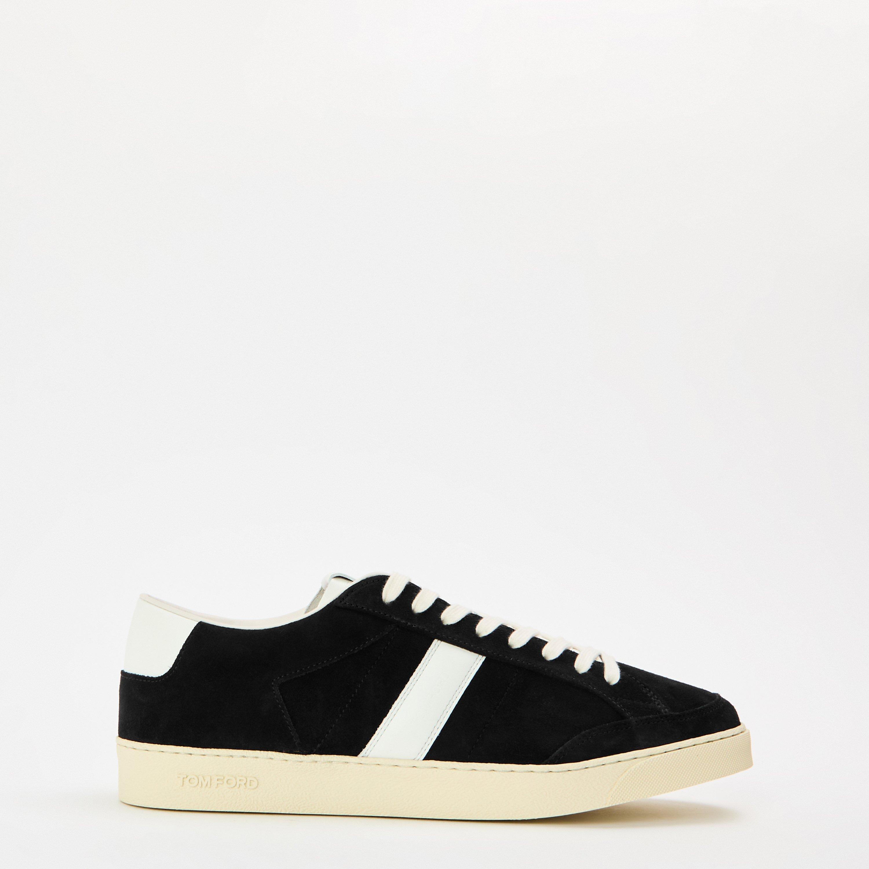 Tom Ford Men's Low-Top Trainers - Black/Cream - 10 (45)