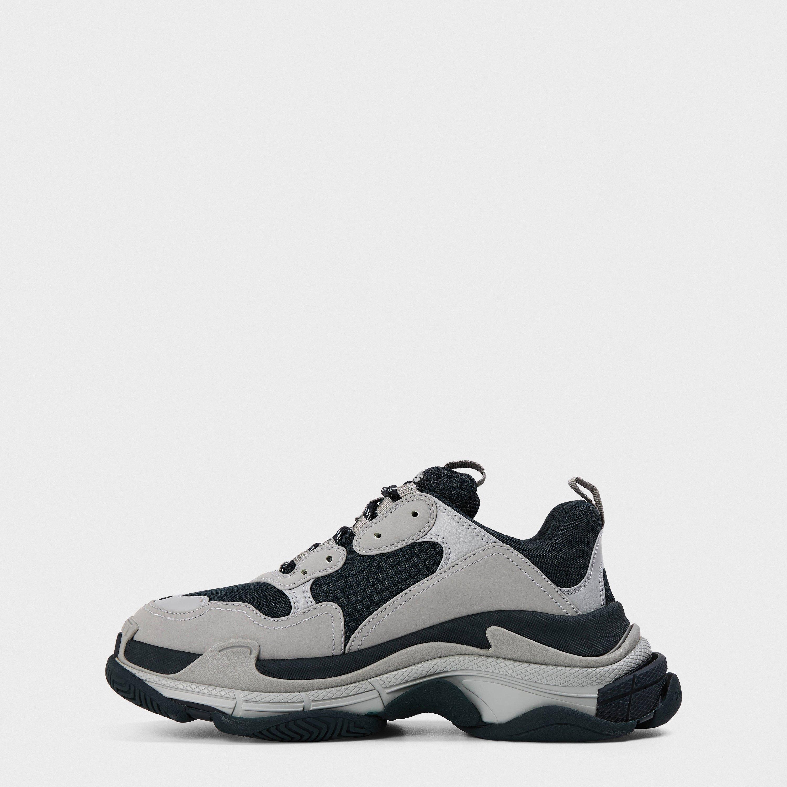 Drk Grey/Lt Gry - Balenciaga - Men's Low Trainers - 2