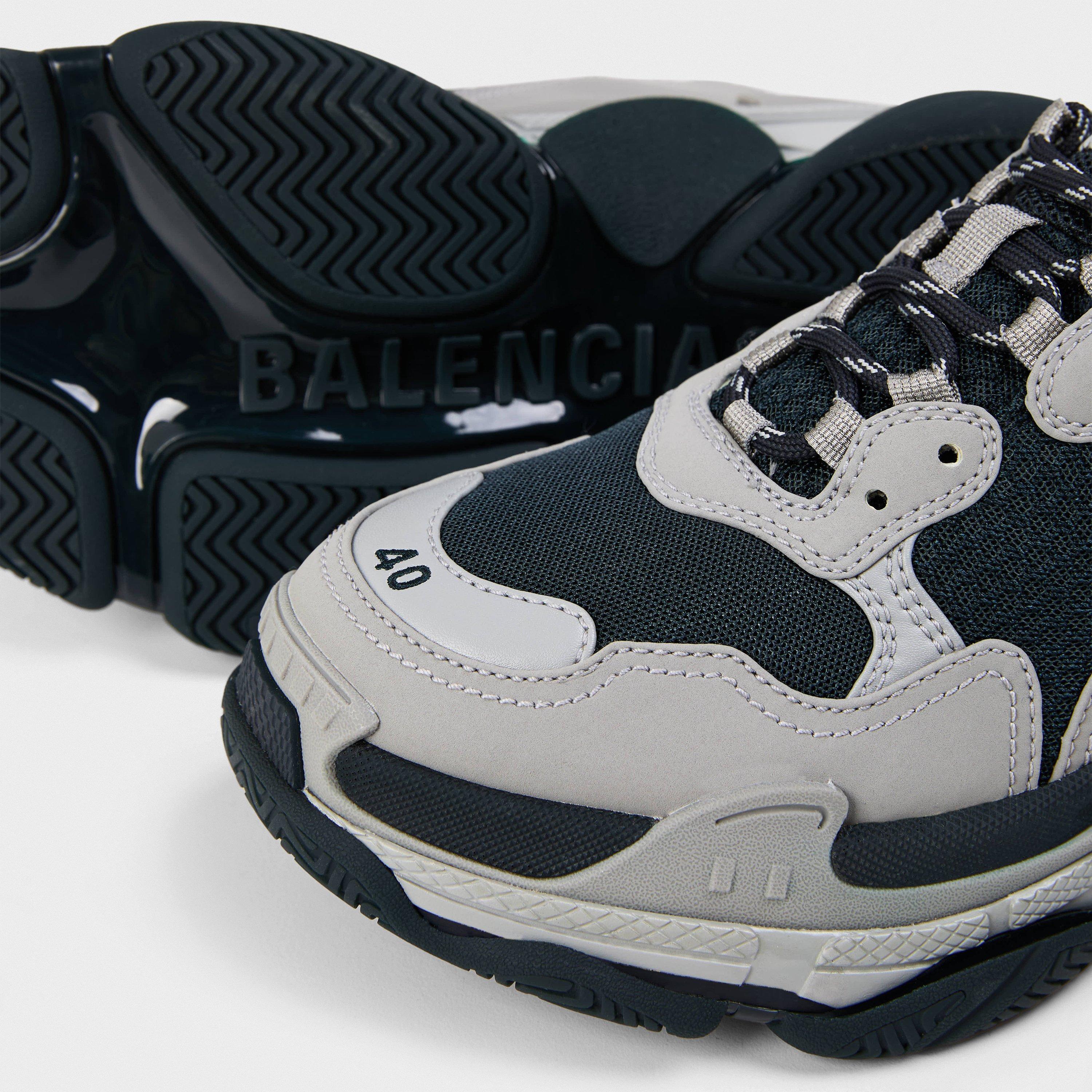 Drk Grey/Lt Gry - Balenciaga - Men's Low Trainers - 3