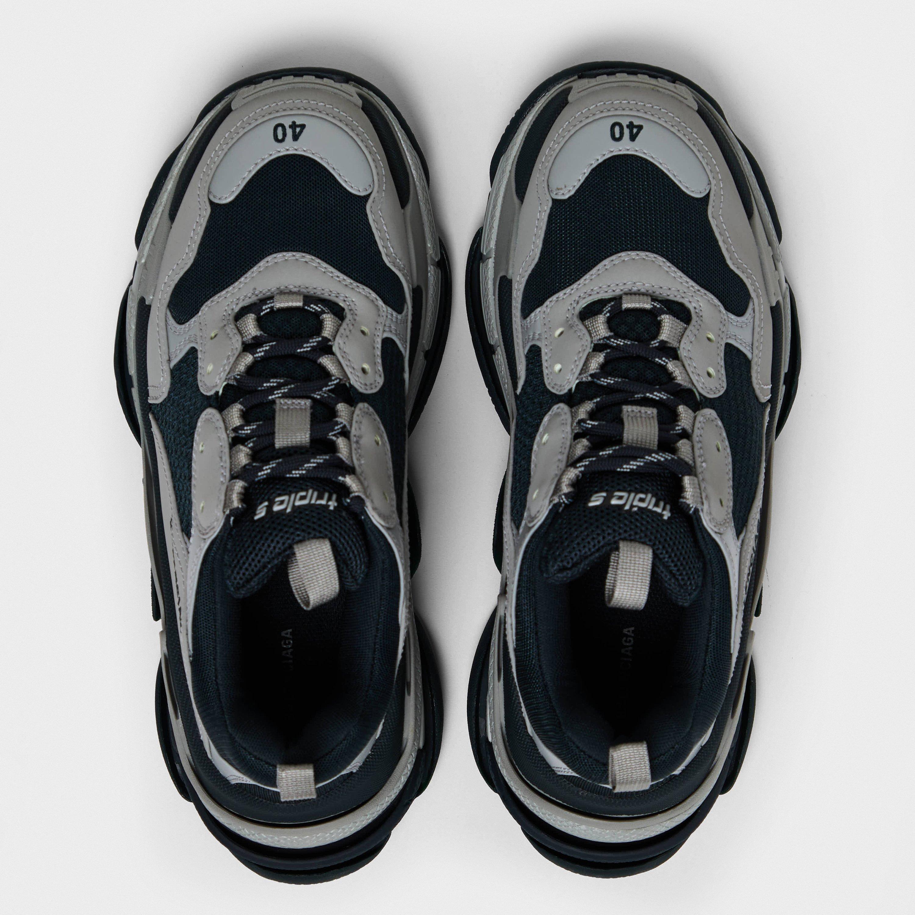 Drk Grey/Lt Gry - Balenciaga - Men's Low Trainers - 4