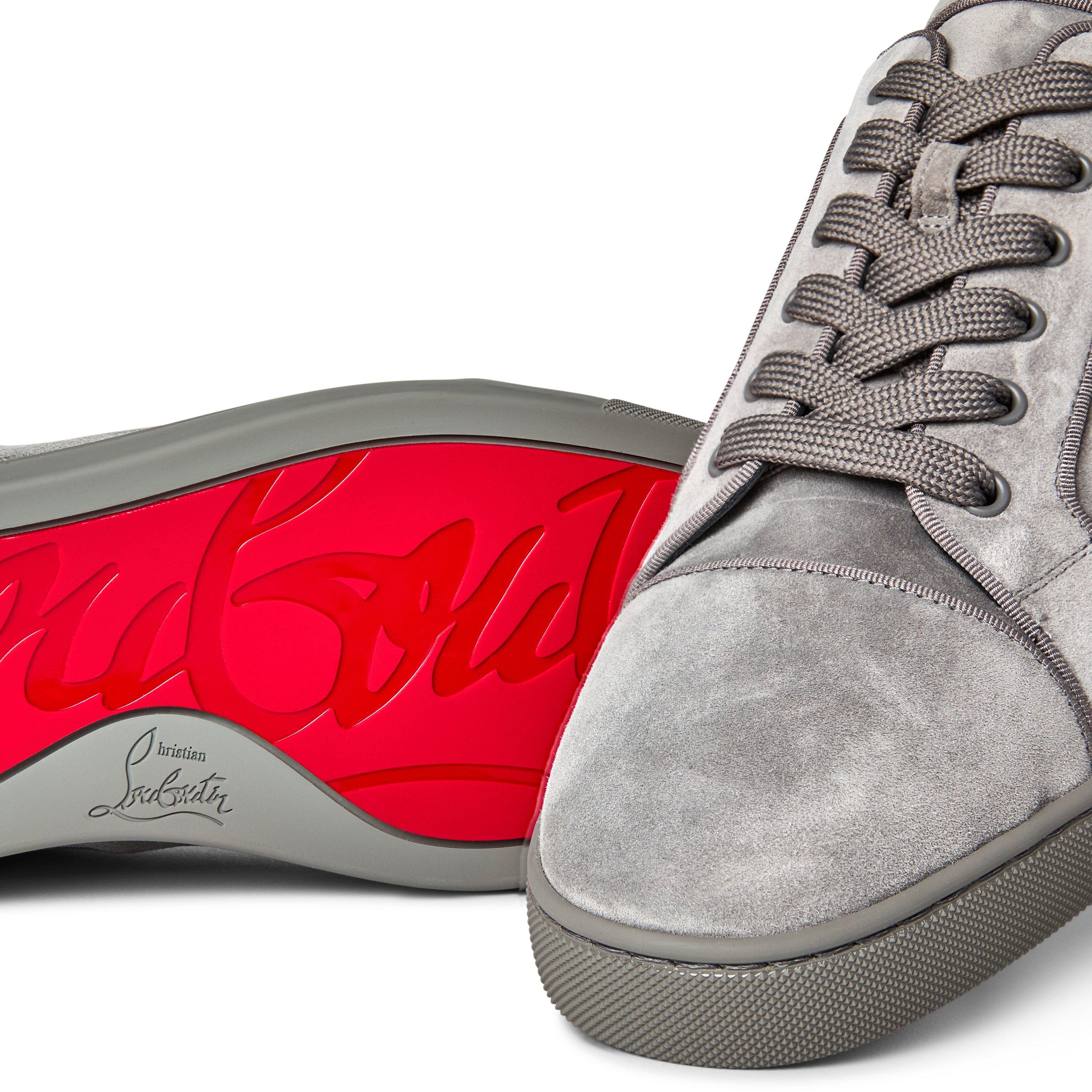 Smoke Grey - Christian Louboutin - Men's Louis Orlato Leather Trainers - 5