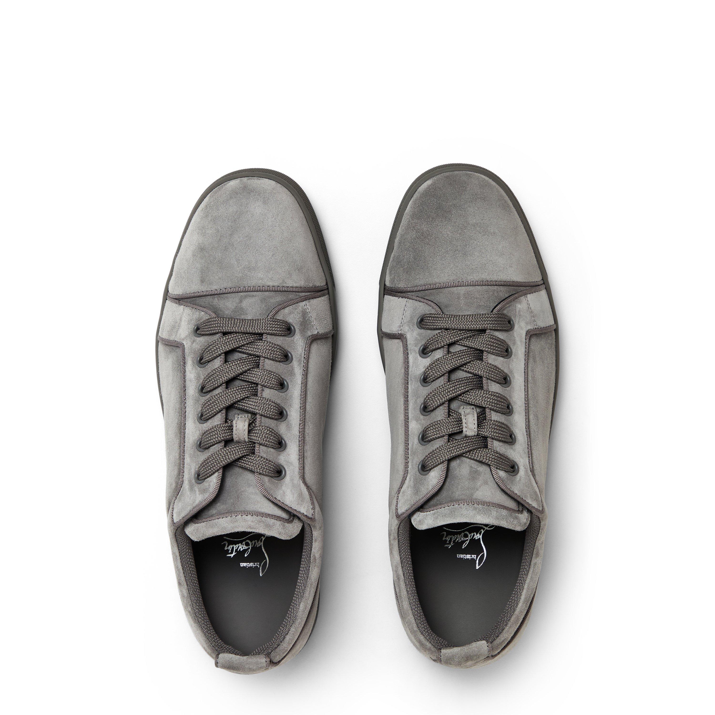 Smoke Grey - Christian Louboutin - Men's Louis Orlato Leather Trainers - 6