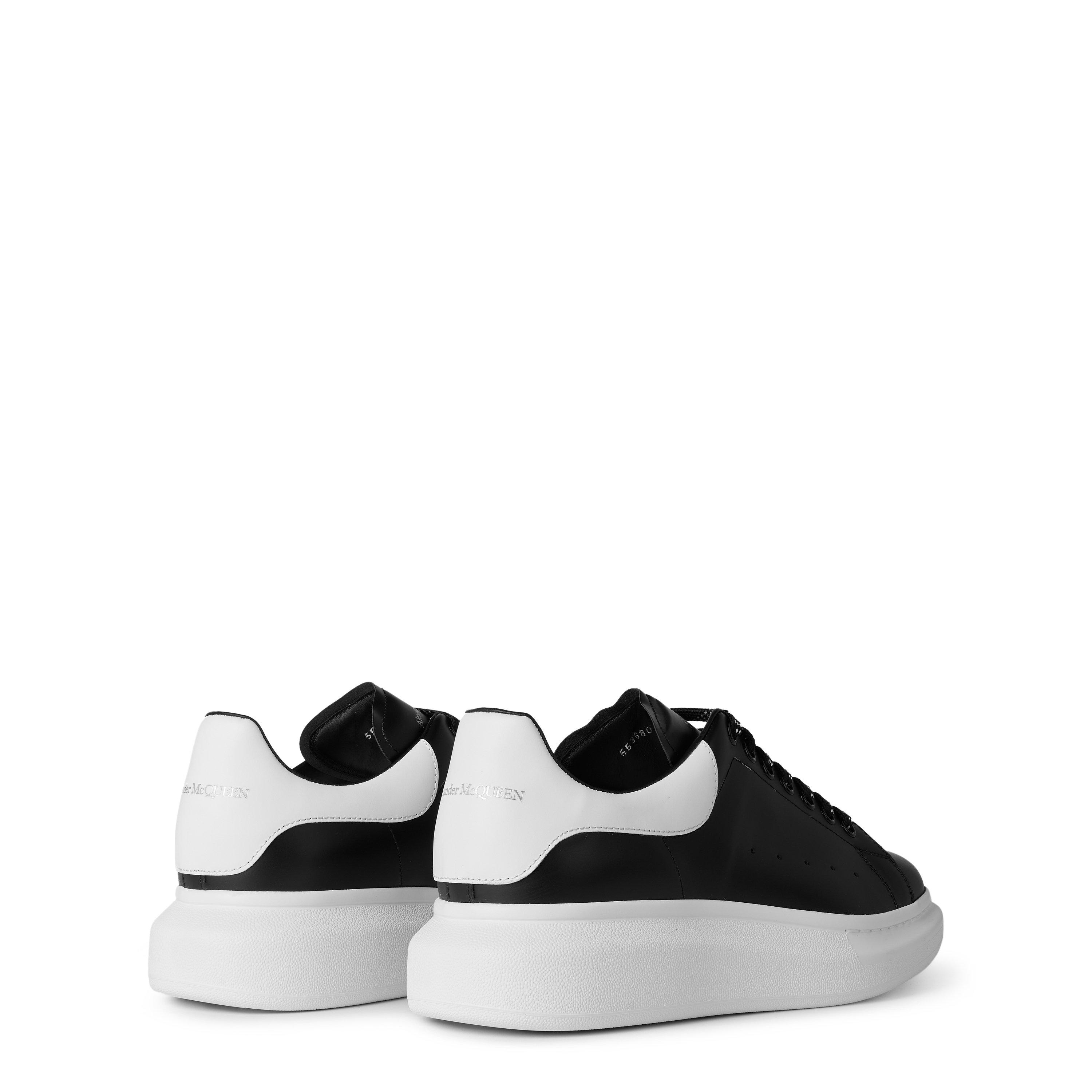 Blk/WhtTab 1070 - Alexander McQueen - Men's Oversized Leather Trainers - 5