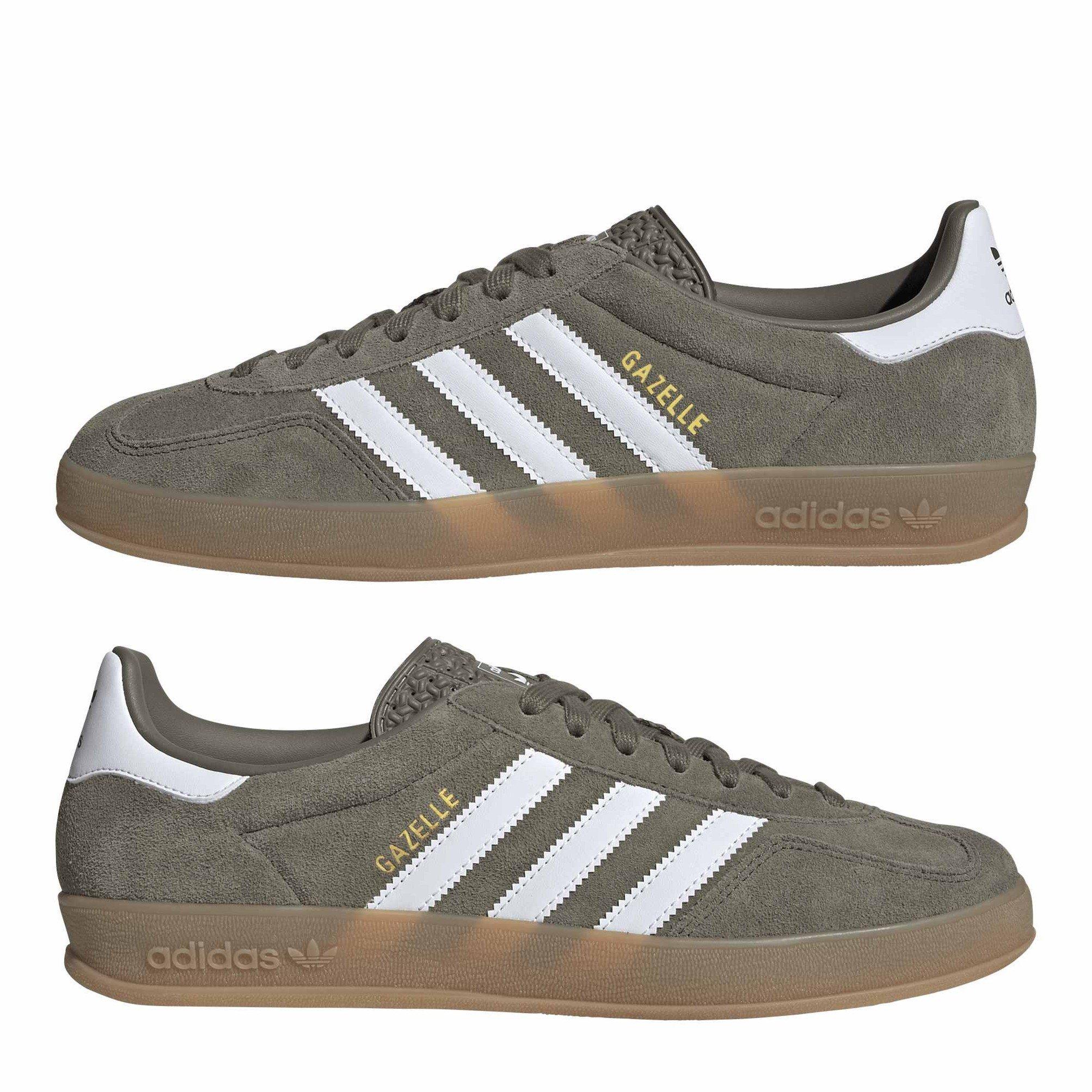 Olive White Gum - adidas Originals - Adidas Gazelle Indoo Sn99 - 9