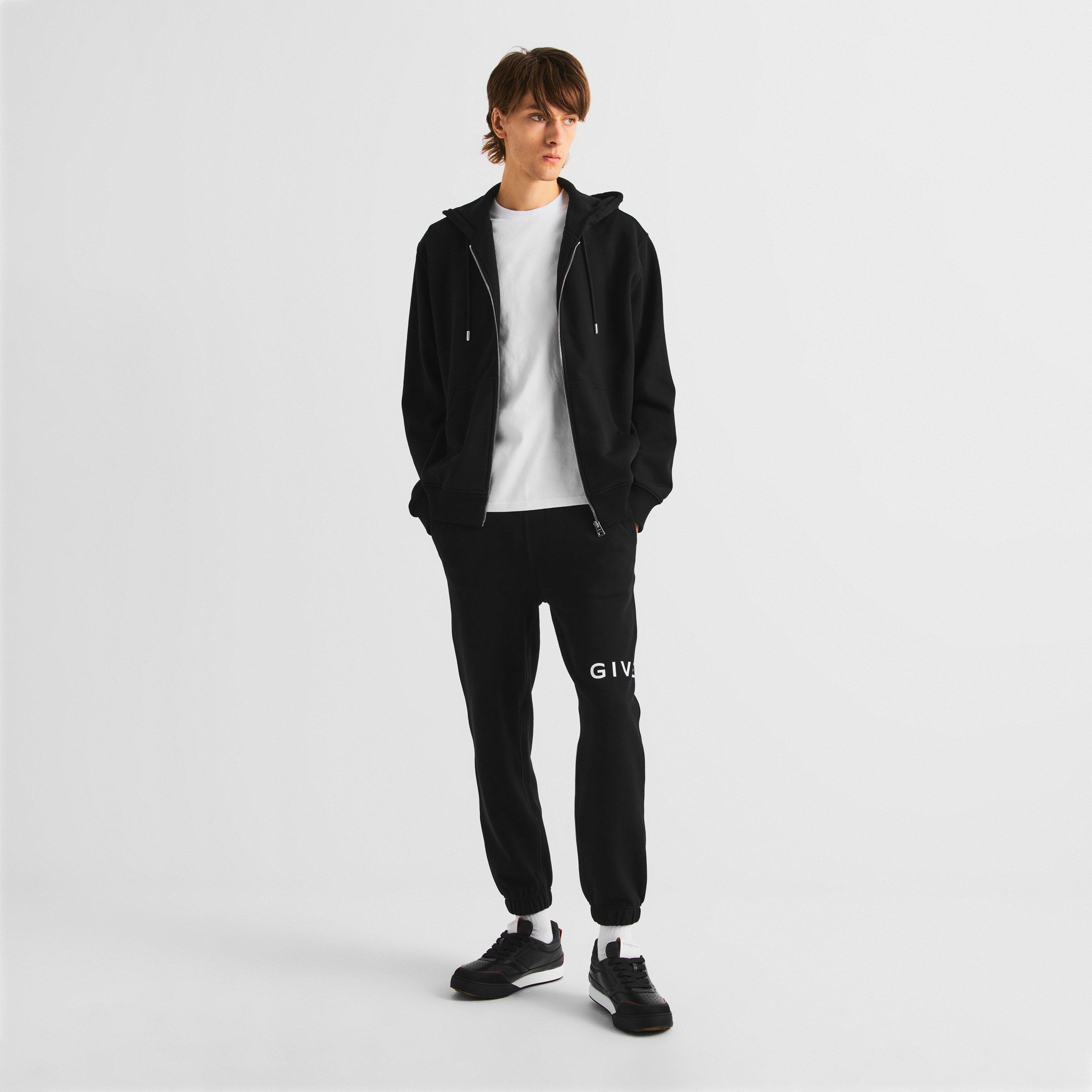 Black/Burgundy - GIVENCHY - Men's Yard Leather Low-Top Trainers - 6