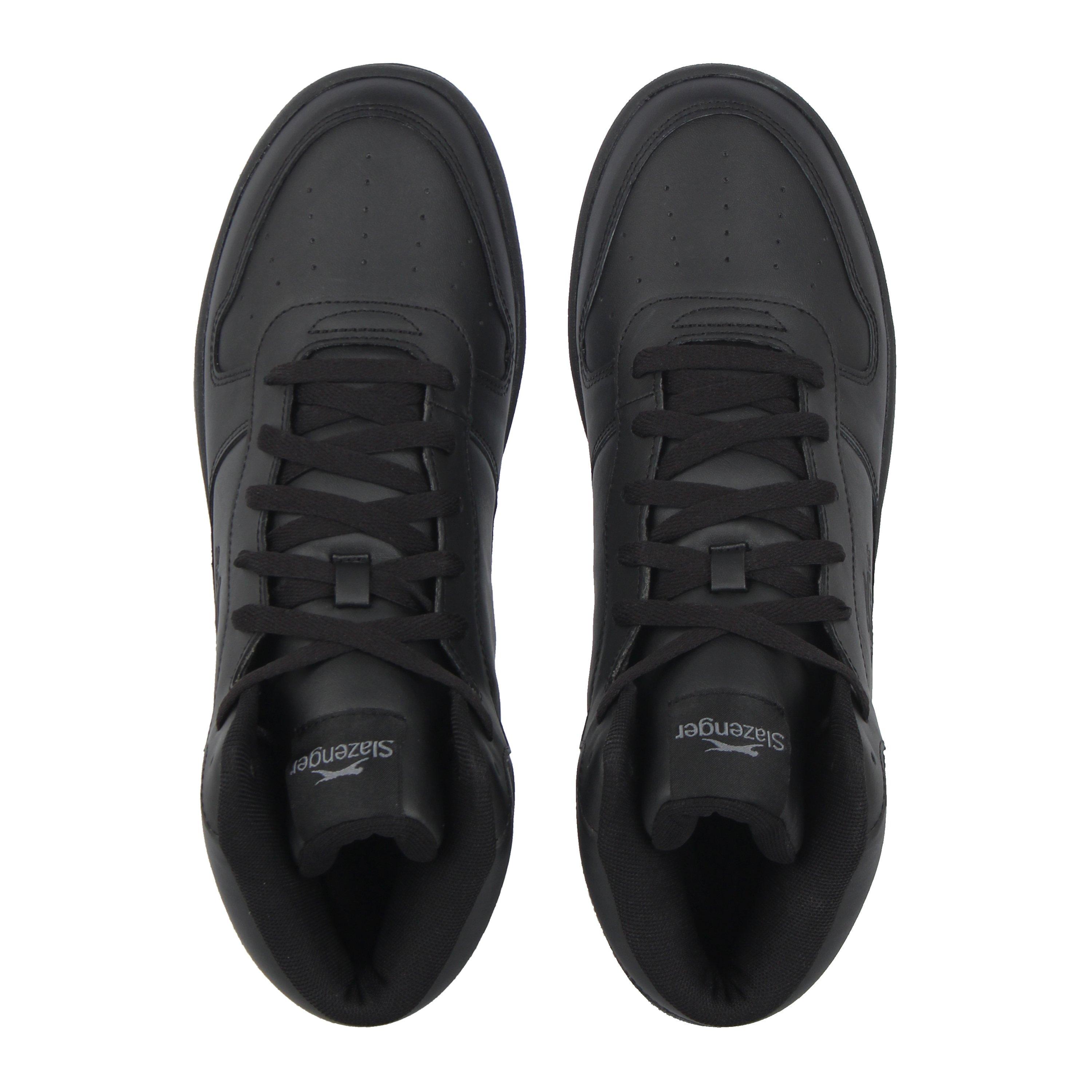 Schwarz/Schwarz - Slazenger - Tower Hi Top Trainers Mens - 5