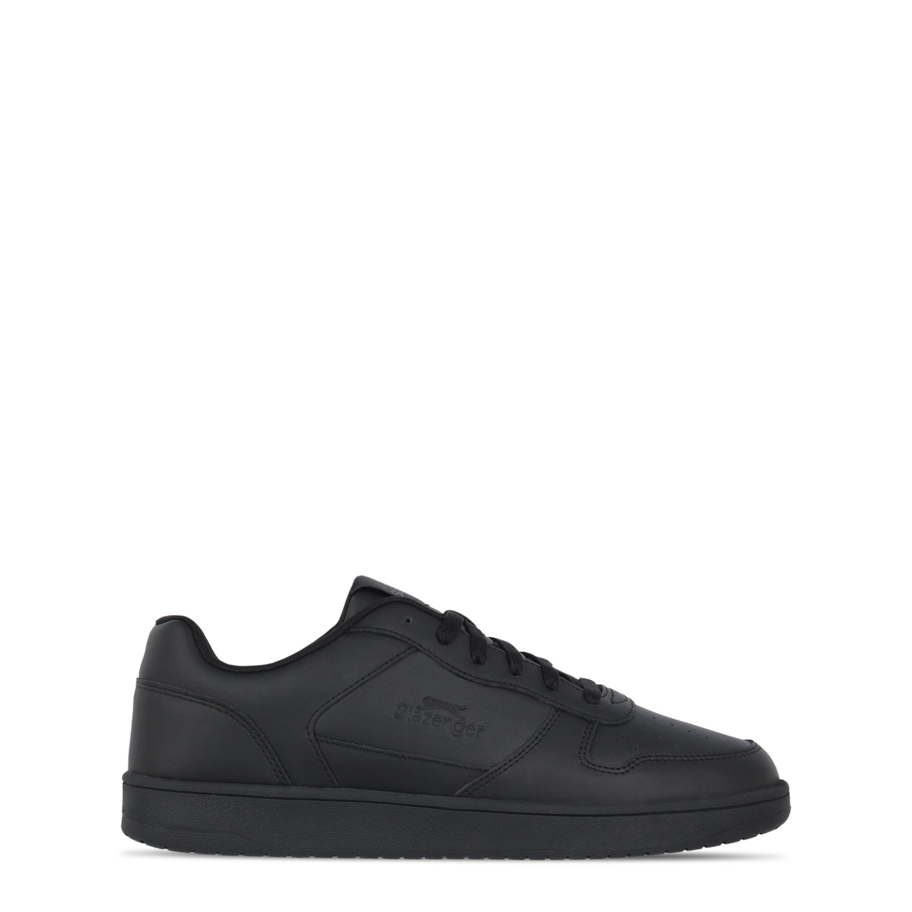 Slazenger Men's Tower Low Trainers - Black/Black - 11 (46)