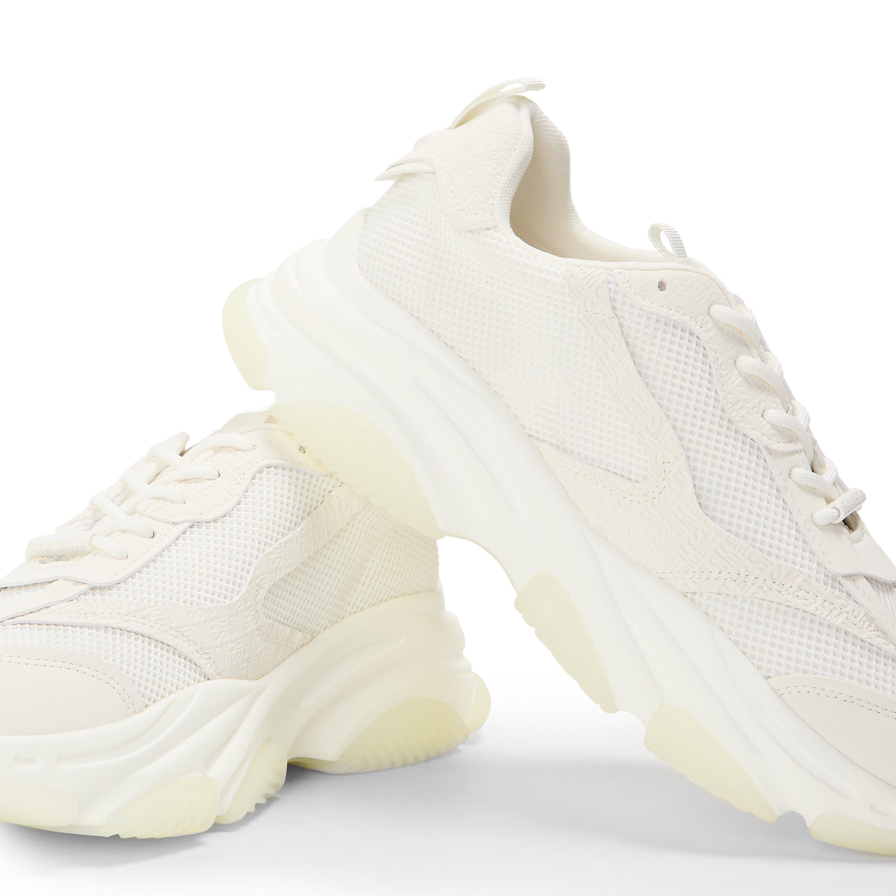 White/White - Steve Madden - Men's Possess Low-Top Trainers - 3