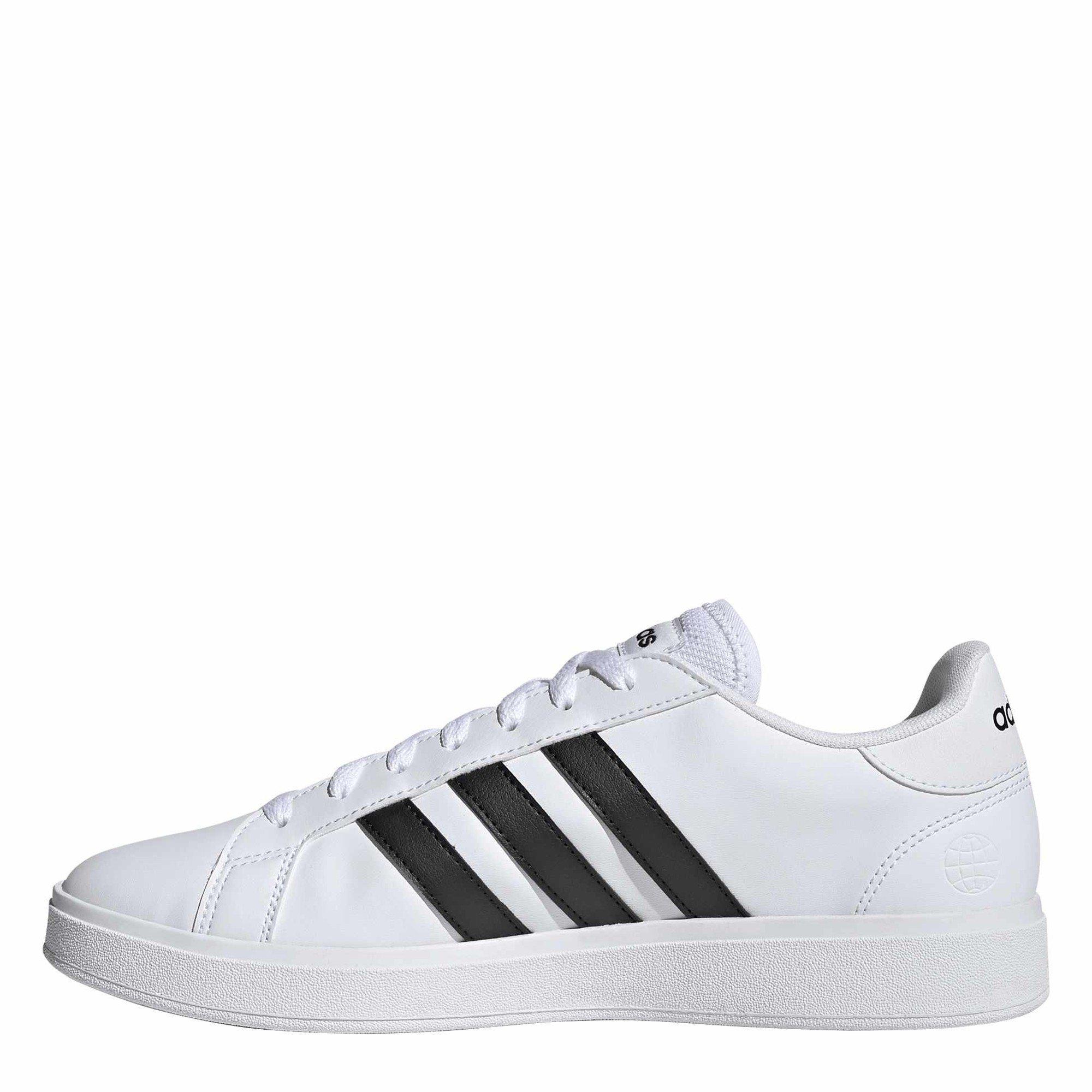 Wit/Zwart - adidas - adidas Grand Court Base 2.0 - 2