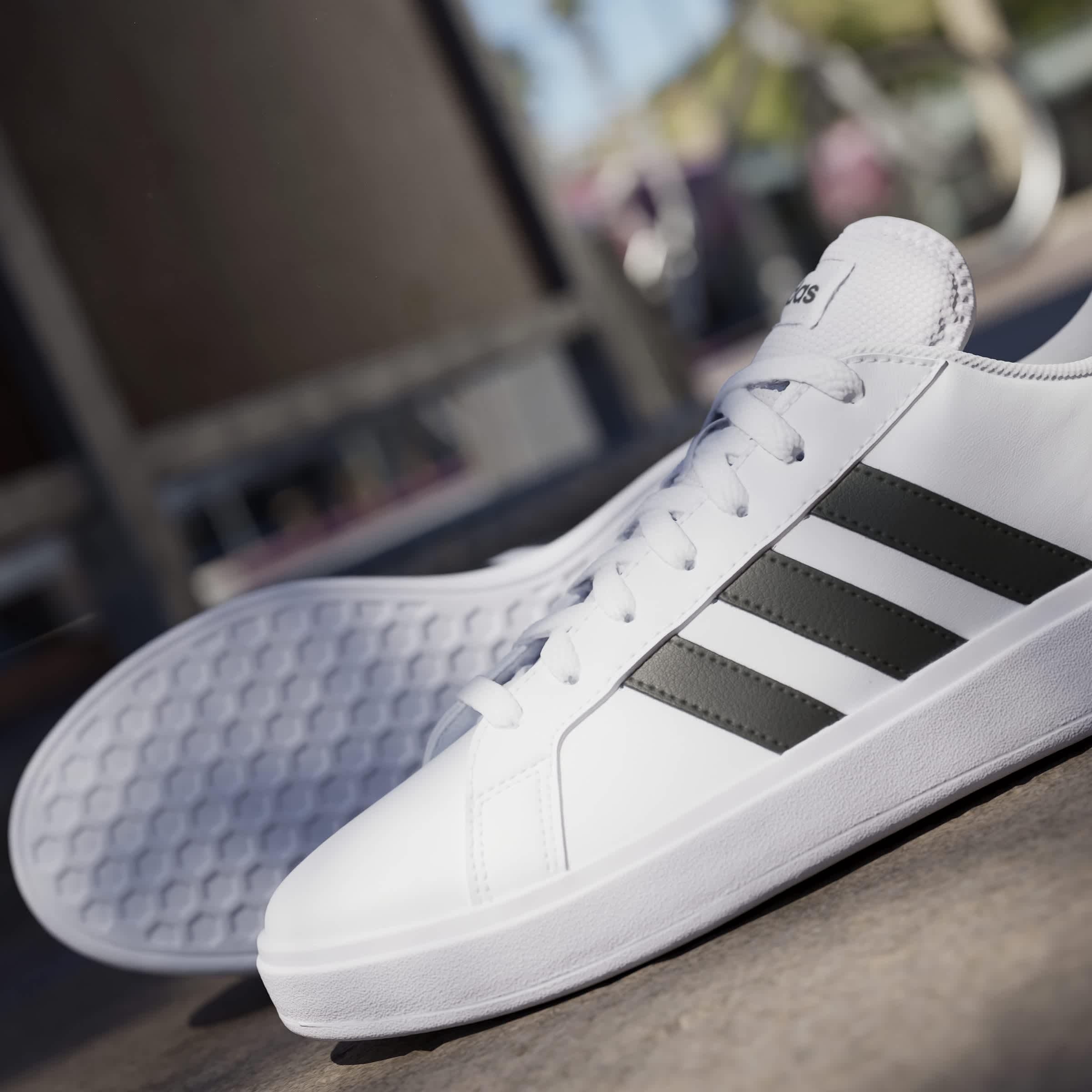 Wit/Zwart - adidas - adidas Grand Court Base 2.0 - 16