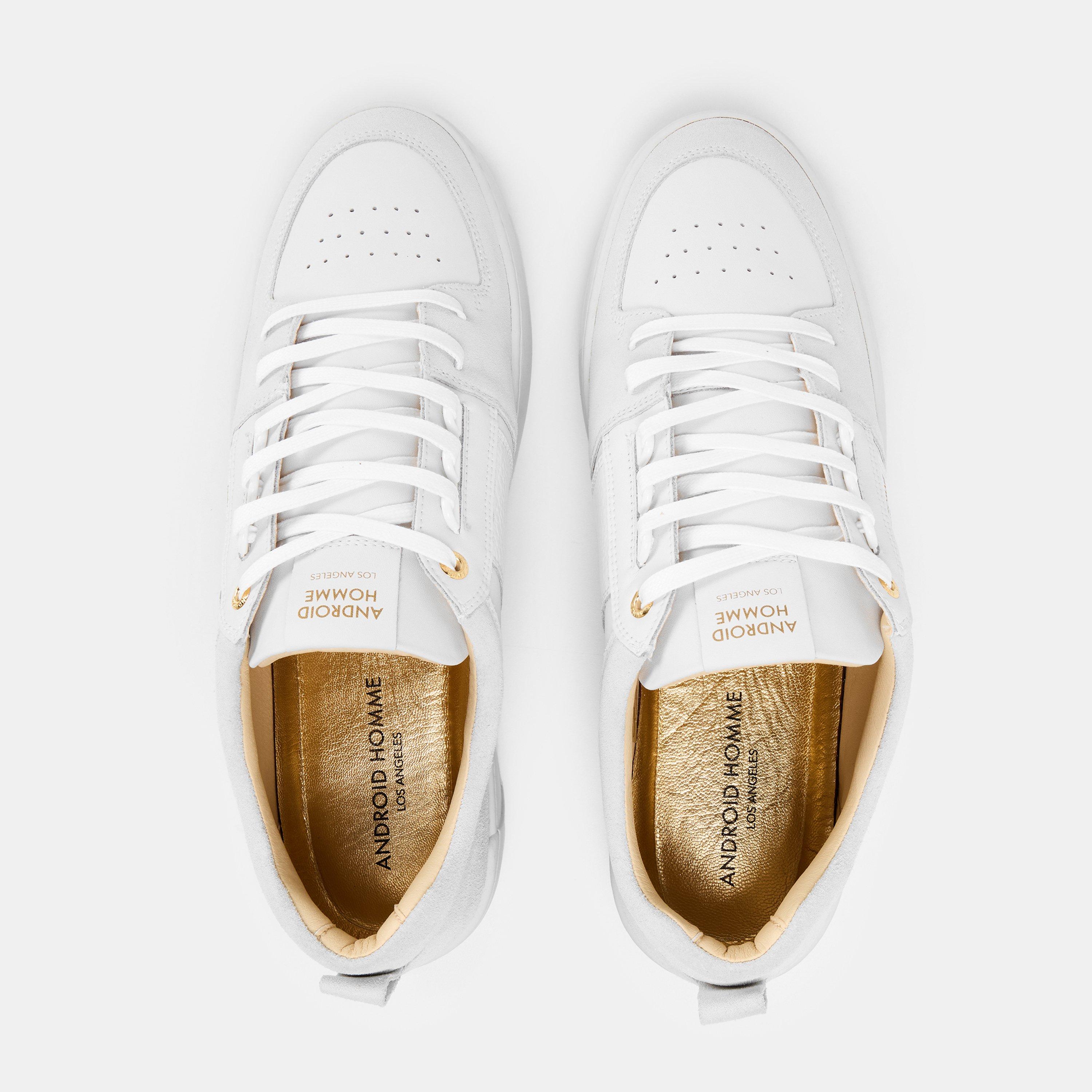 White - Android Homme - Men's Point Dume Low-Top Trainers - 5