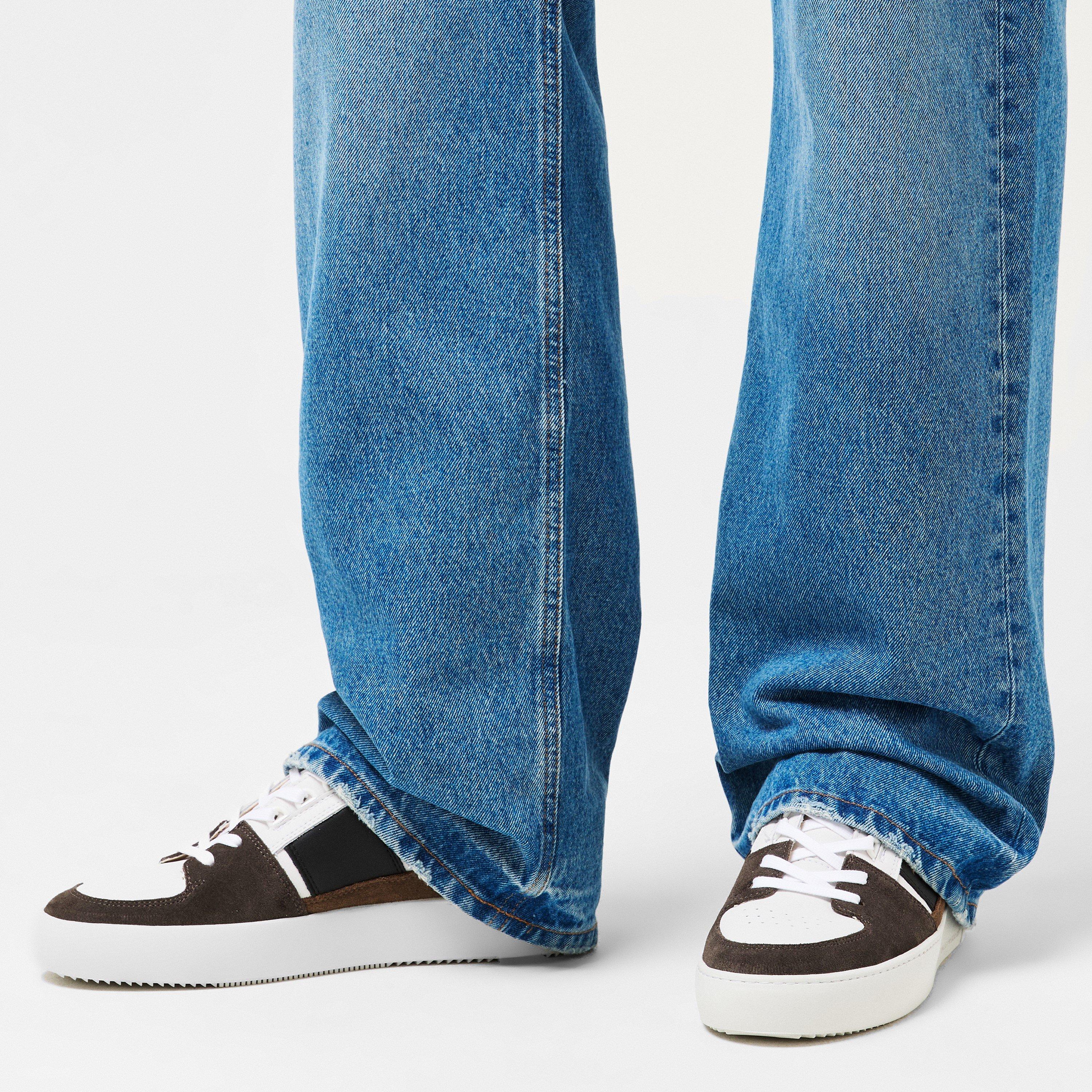 White/Nvy/Grey - Android Homme - Men's Point Dume Low-Top Trainers - 3