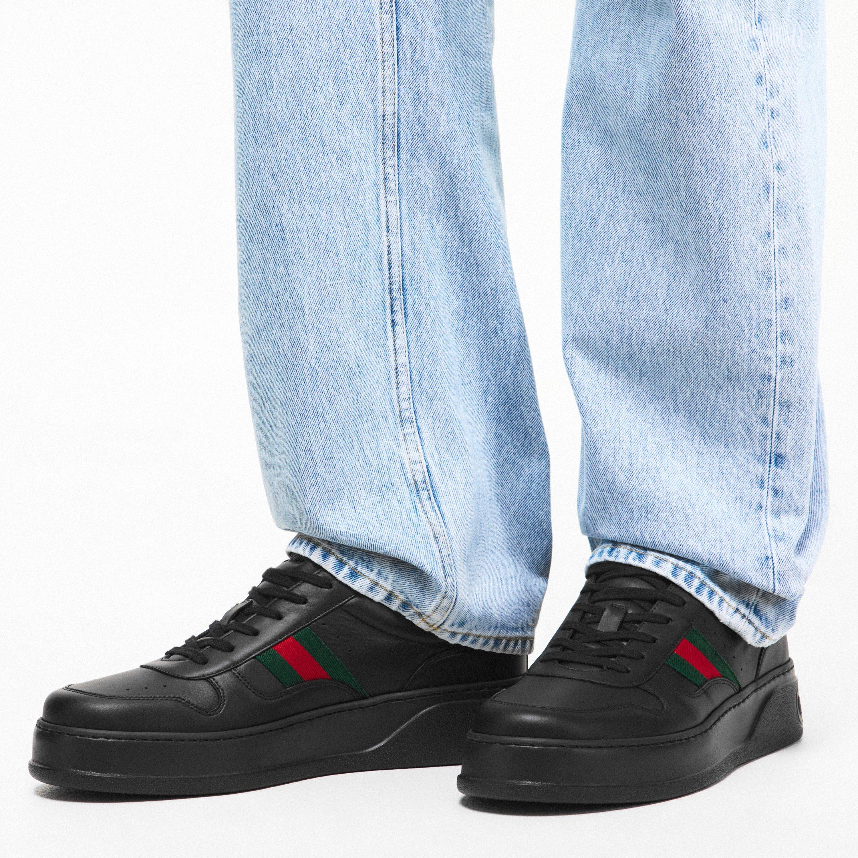 Black - Gucci - Men's Chunky Low-Top Trainers - 3