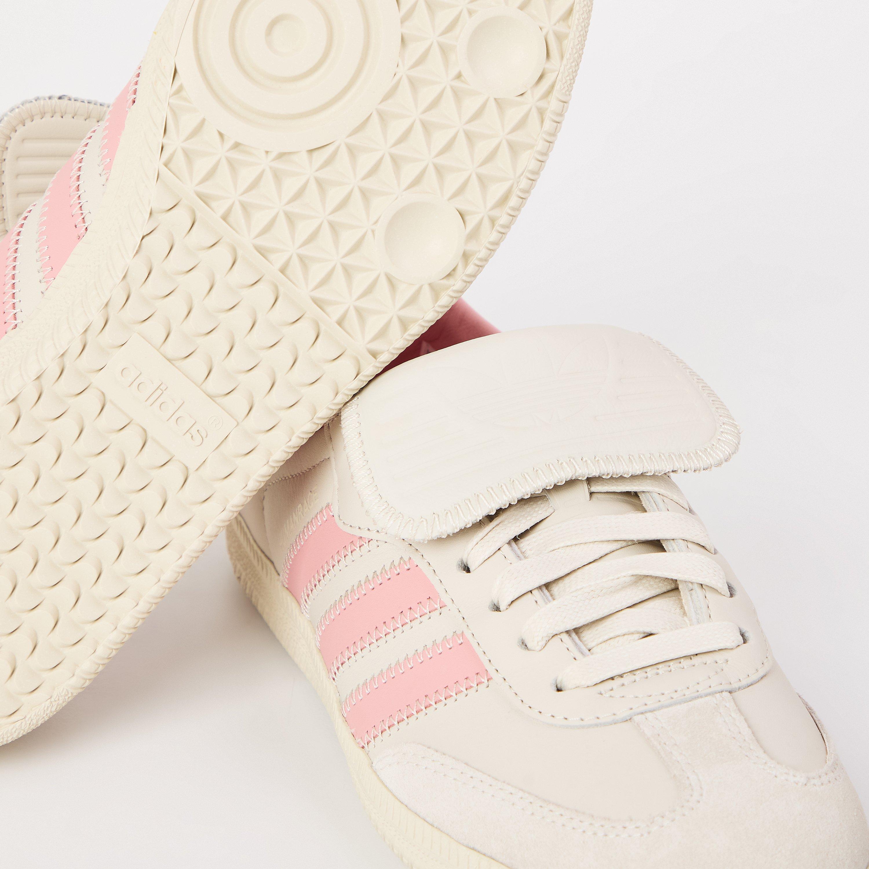 Cld White/Pink - adidas Originals - Samba Low-Top Trainers - 3
