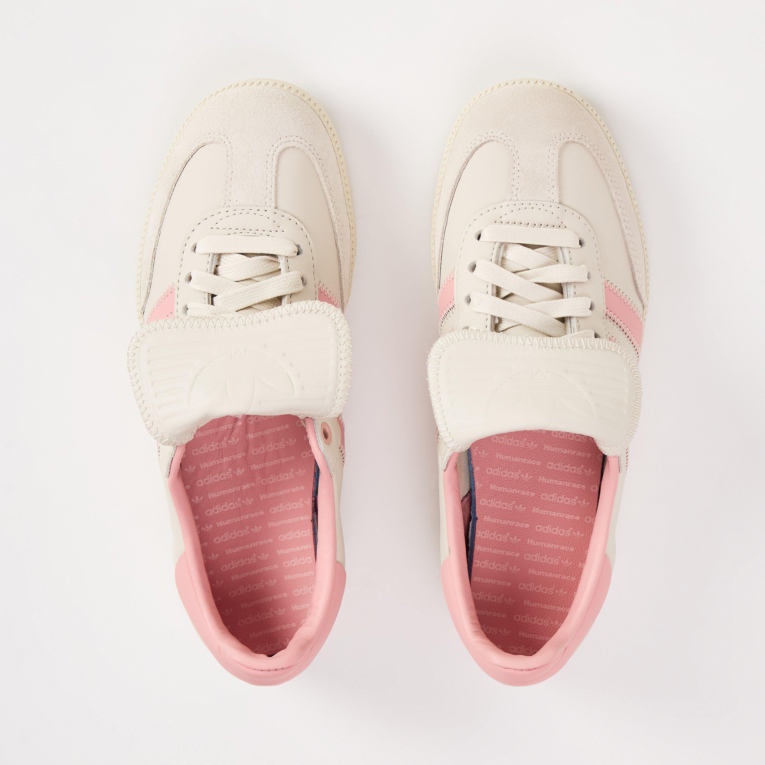 Cld White/Pink - adidas Originals - Samba Low-Top Trainers - 4