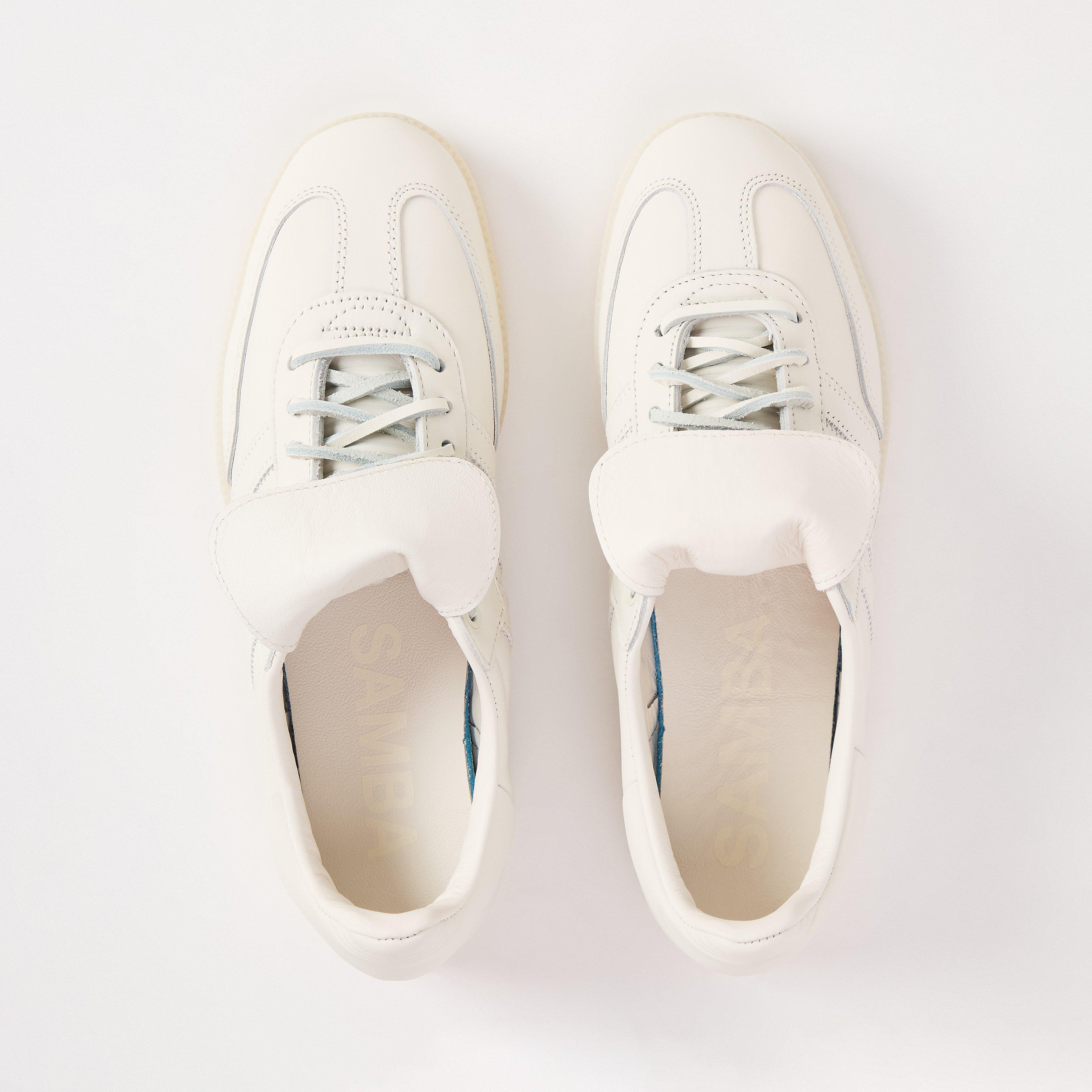 Cloud White - adidas Originals - Samba Low-Top Trainers - 4