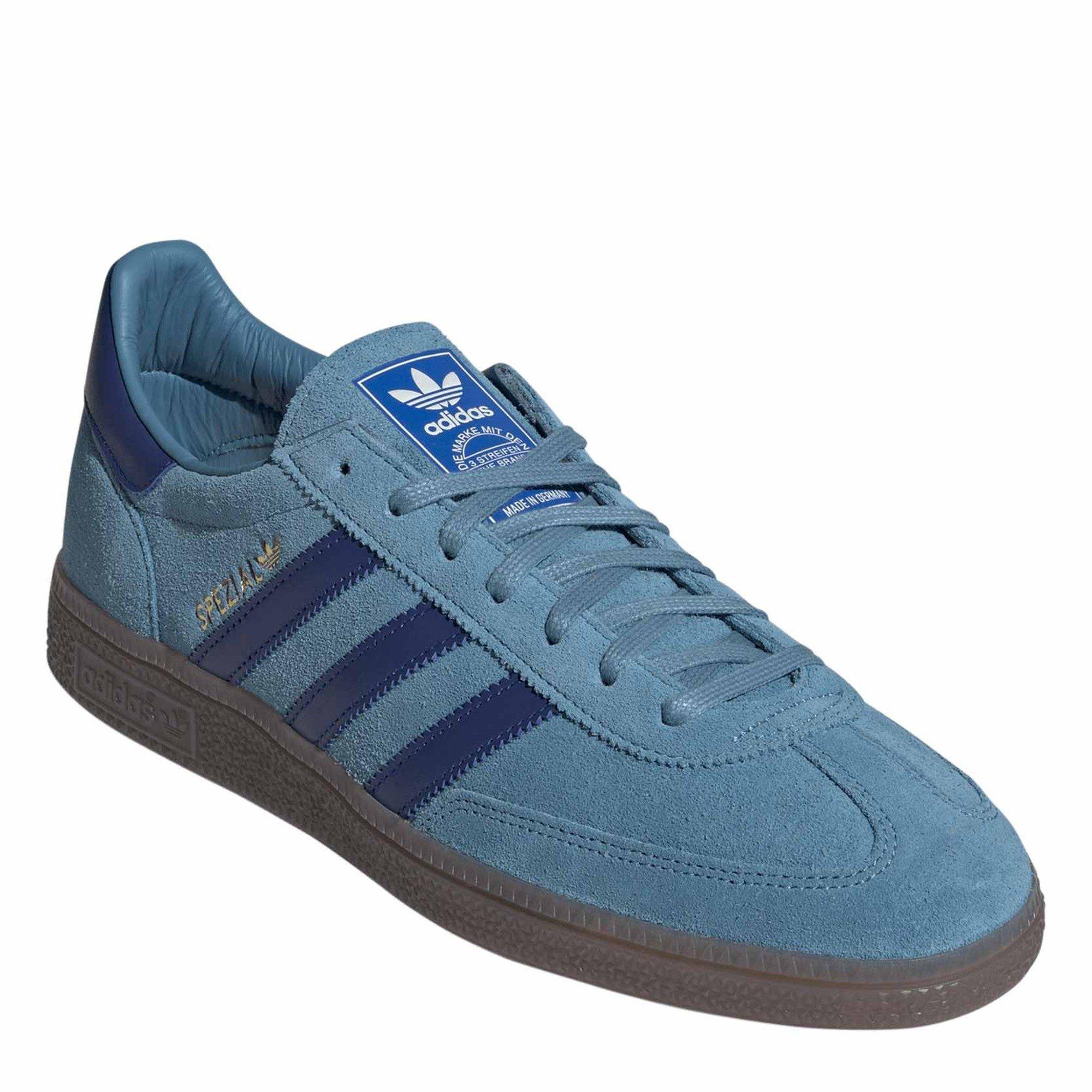 Royal Blue - adidas Originals - Men's Handball Spezial MIG Suede Low-Top Trainers - 3
