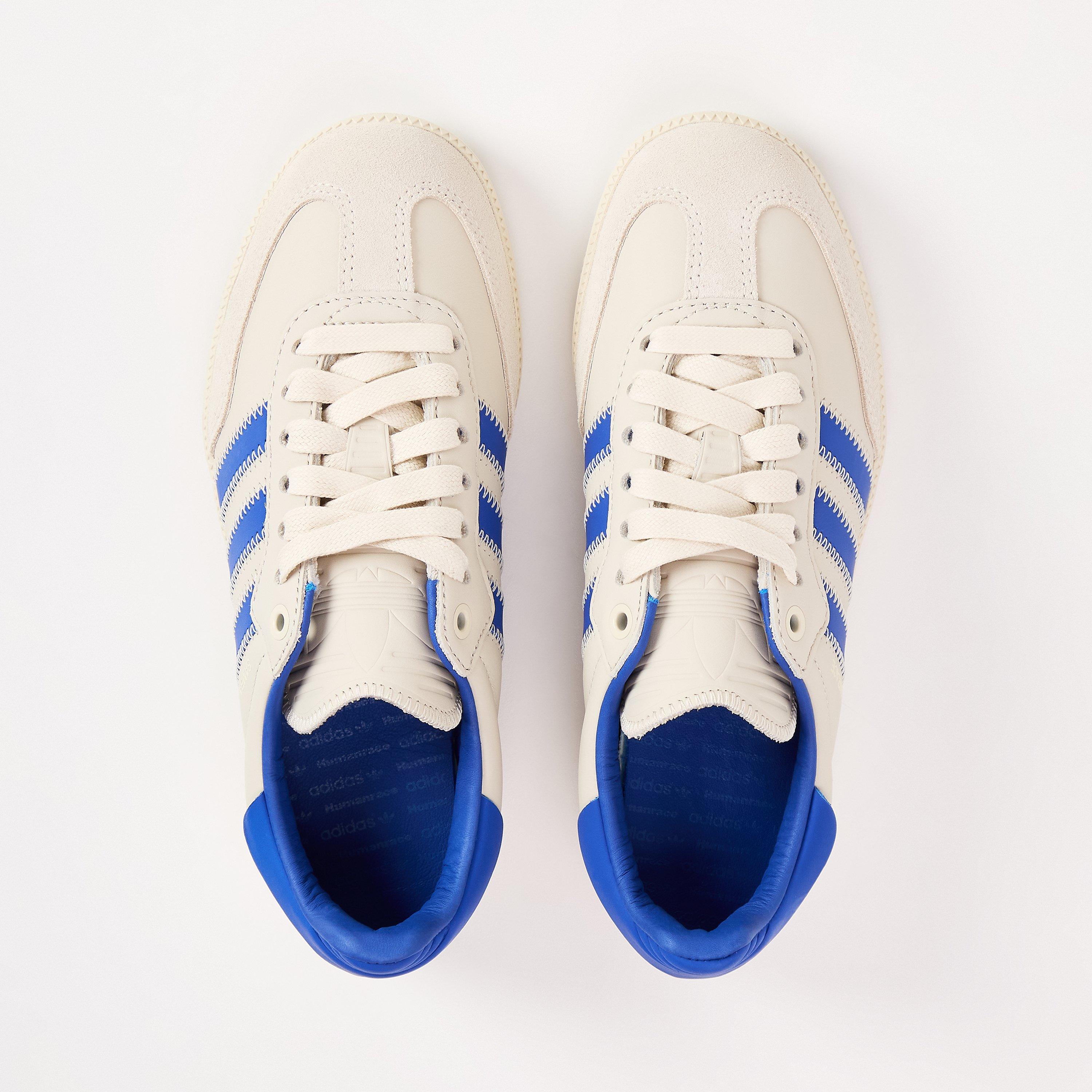 Aluminum Blue - adidas Originals - Samba Low-Top Trainers - 4